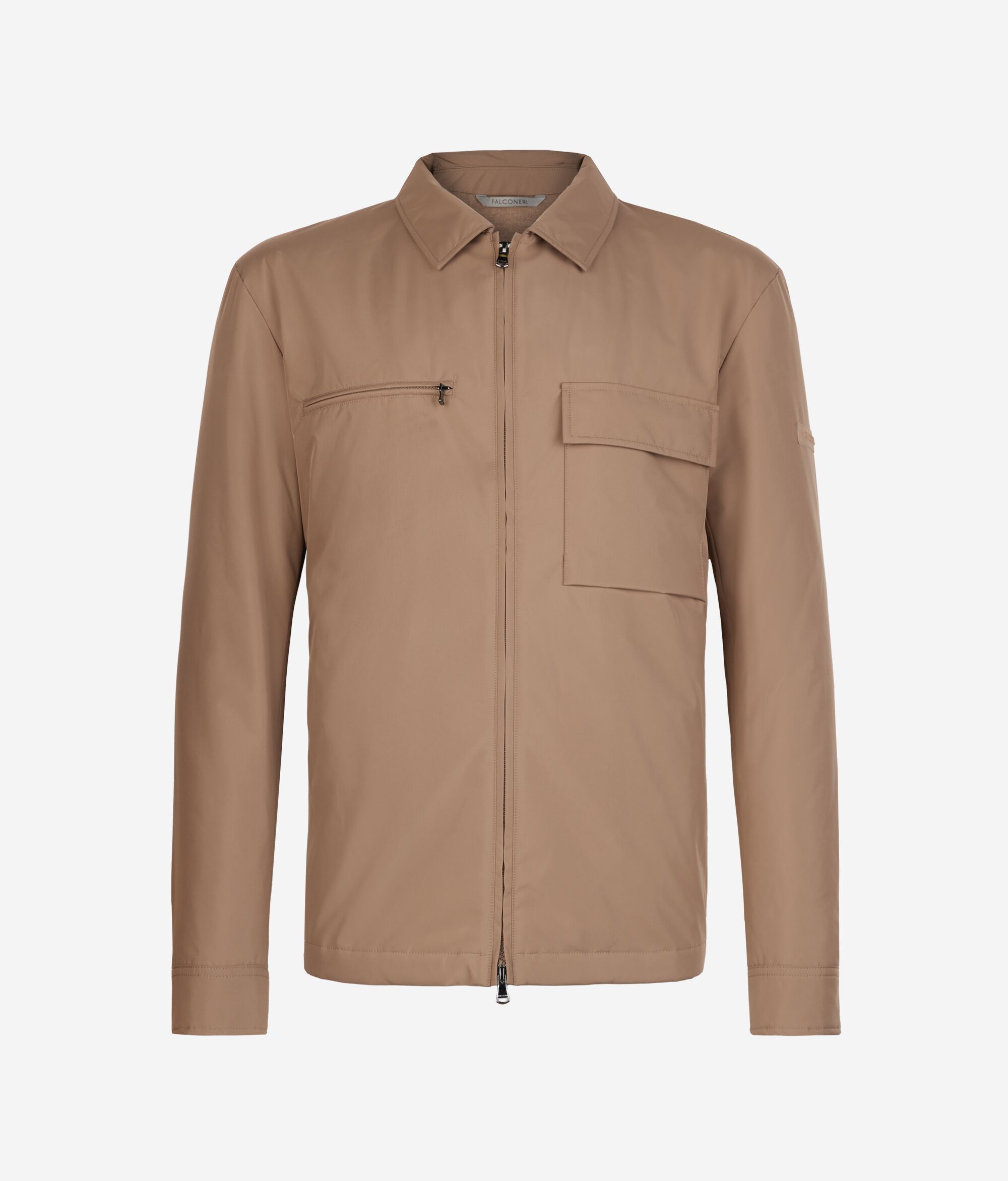 Overshirt tecnico con Zip