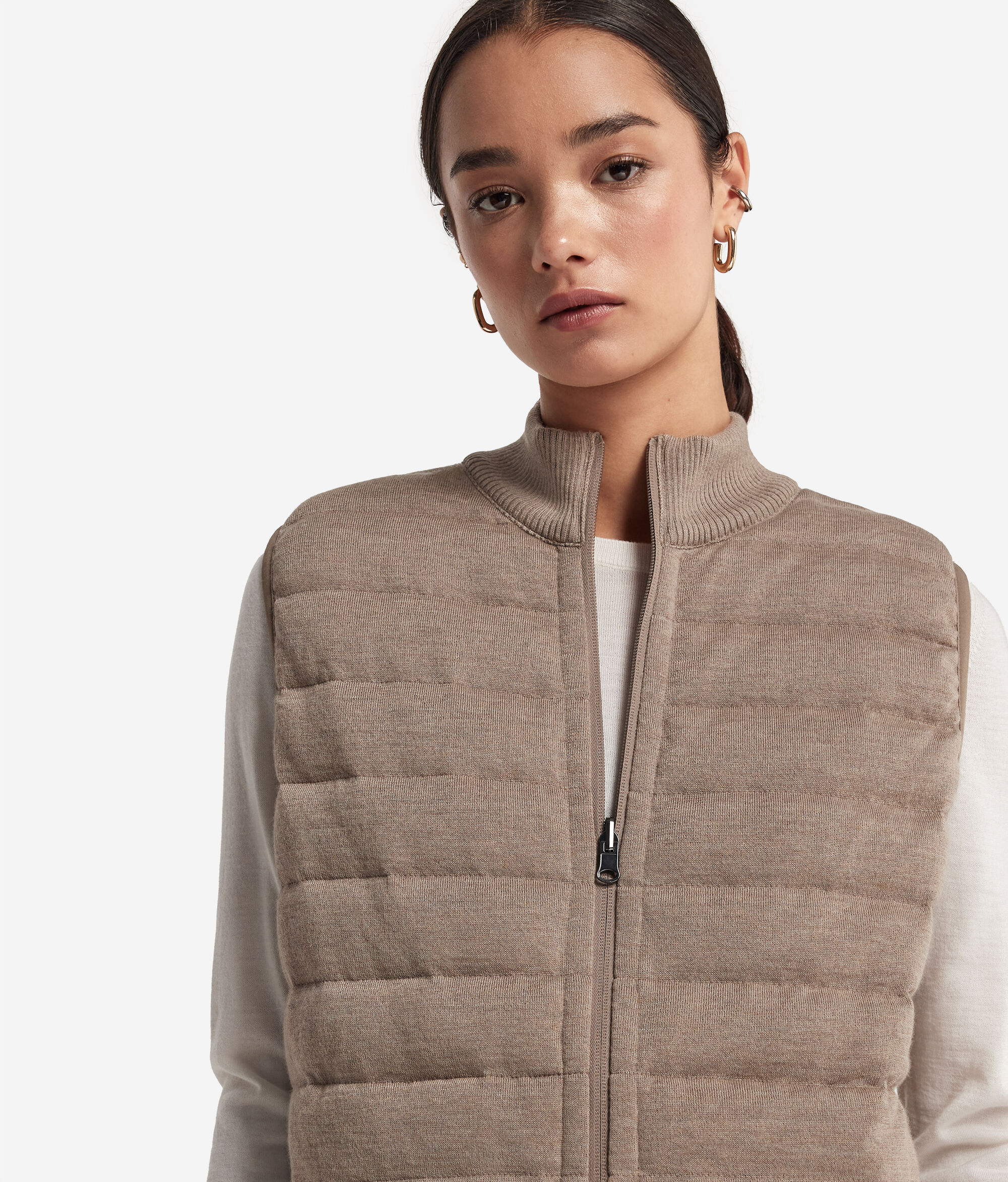 Reversible Cashmere Down Vest