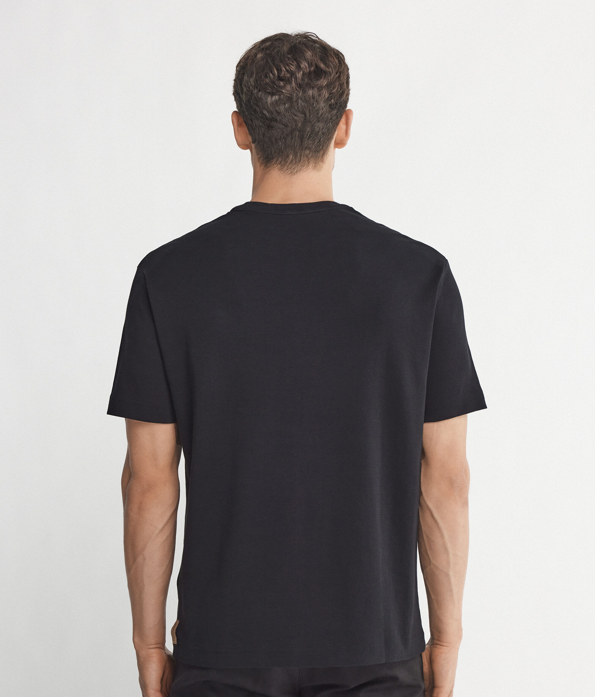 コットンジャージー クルーネック Tシャツ