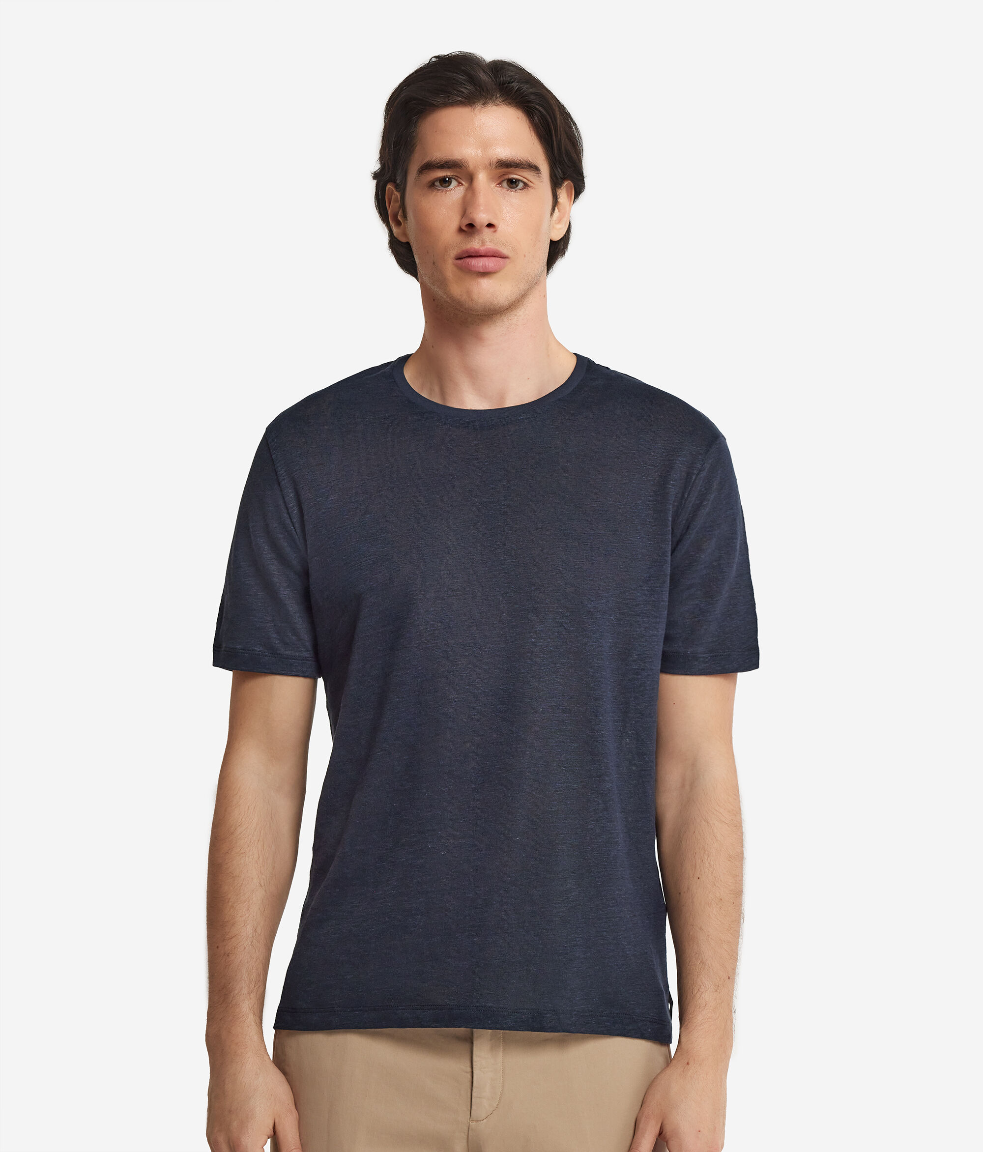 Leinen-T-Shirt
