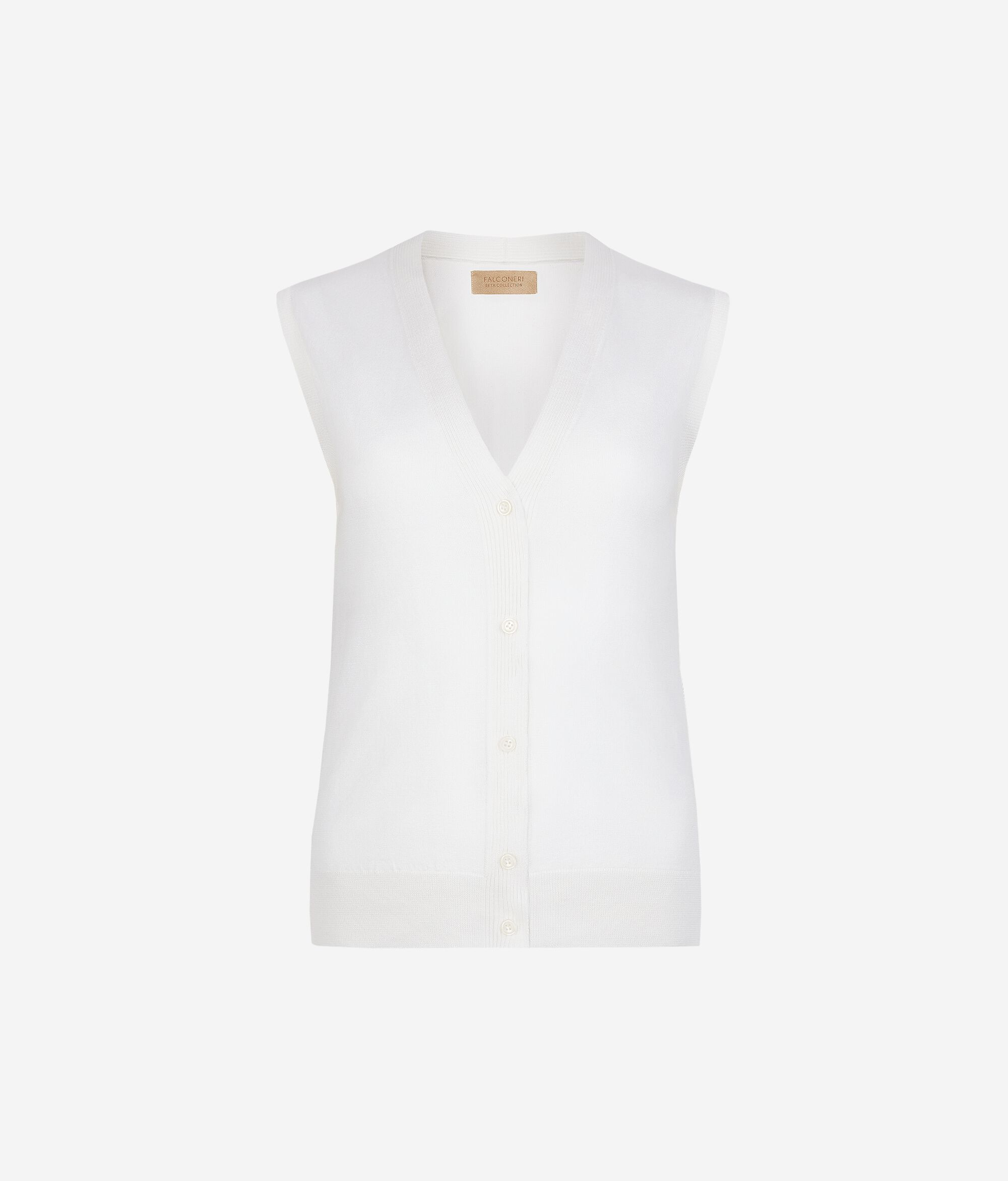 Gilet in Seta Cotone