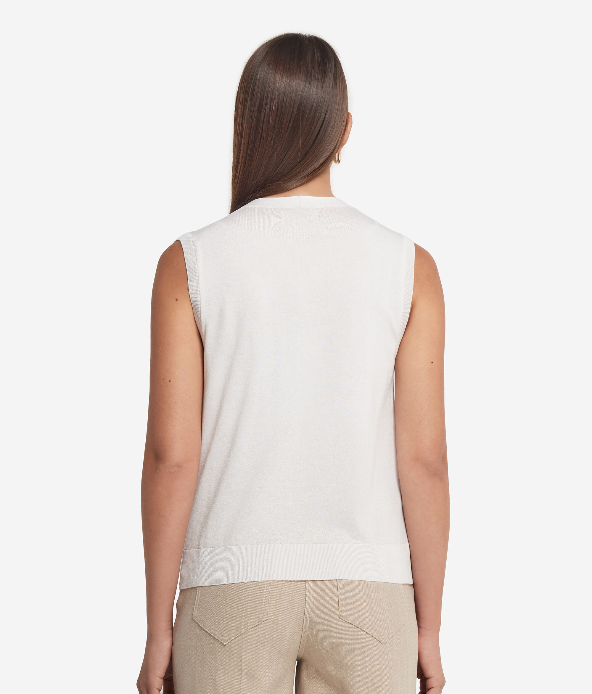 Gilet in Seta Cotone
