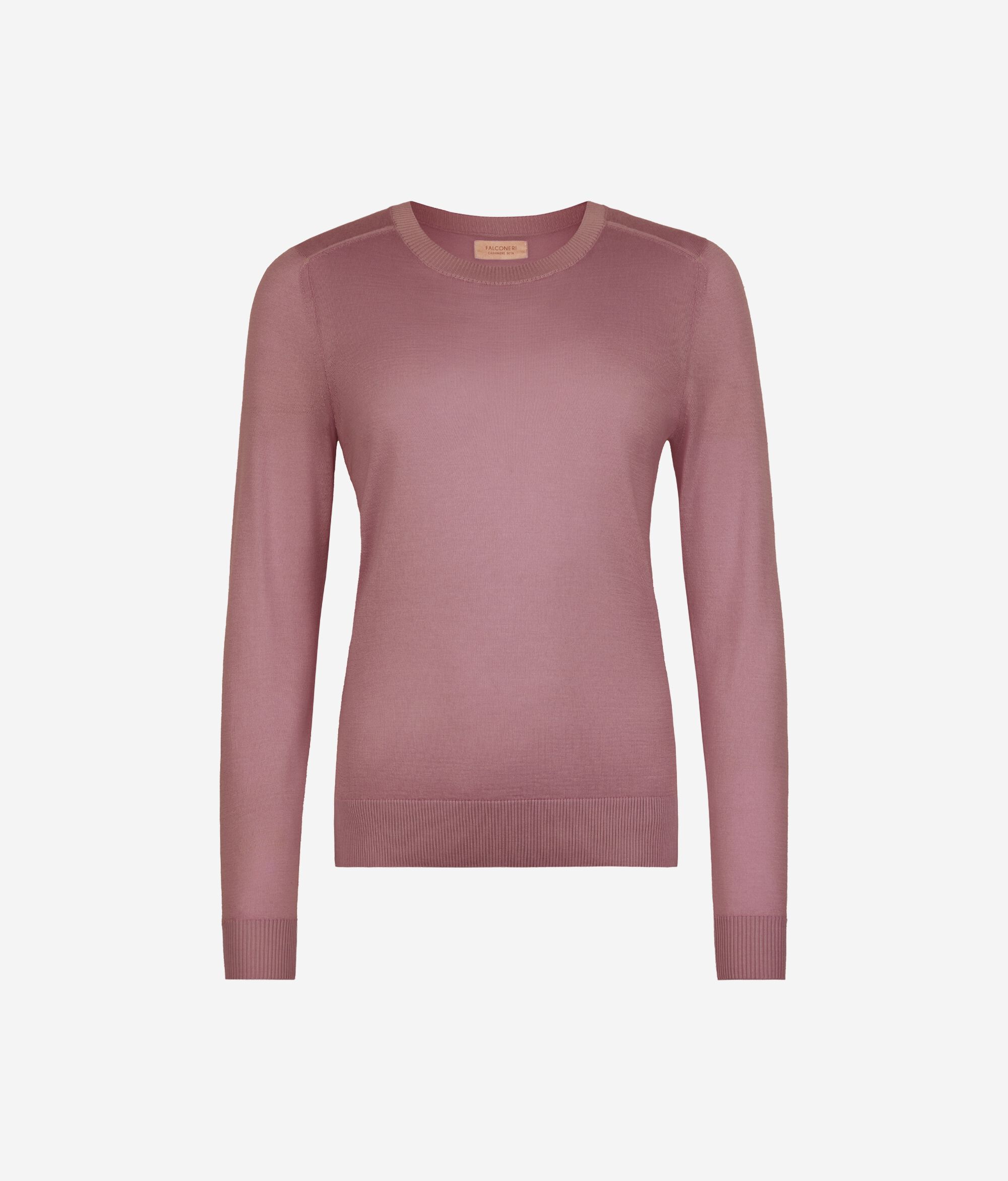 Rundhalspullover aus Silkfine