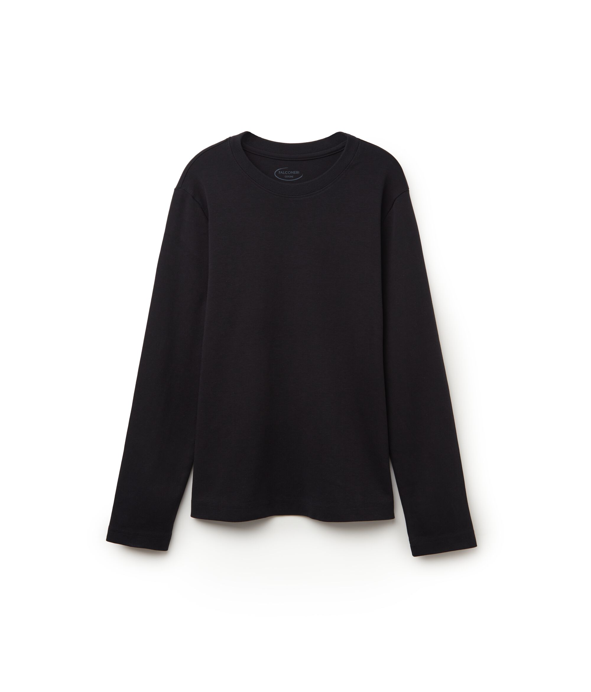 Round-Neck Cotton Jumper