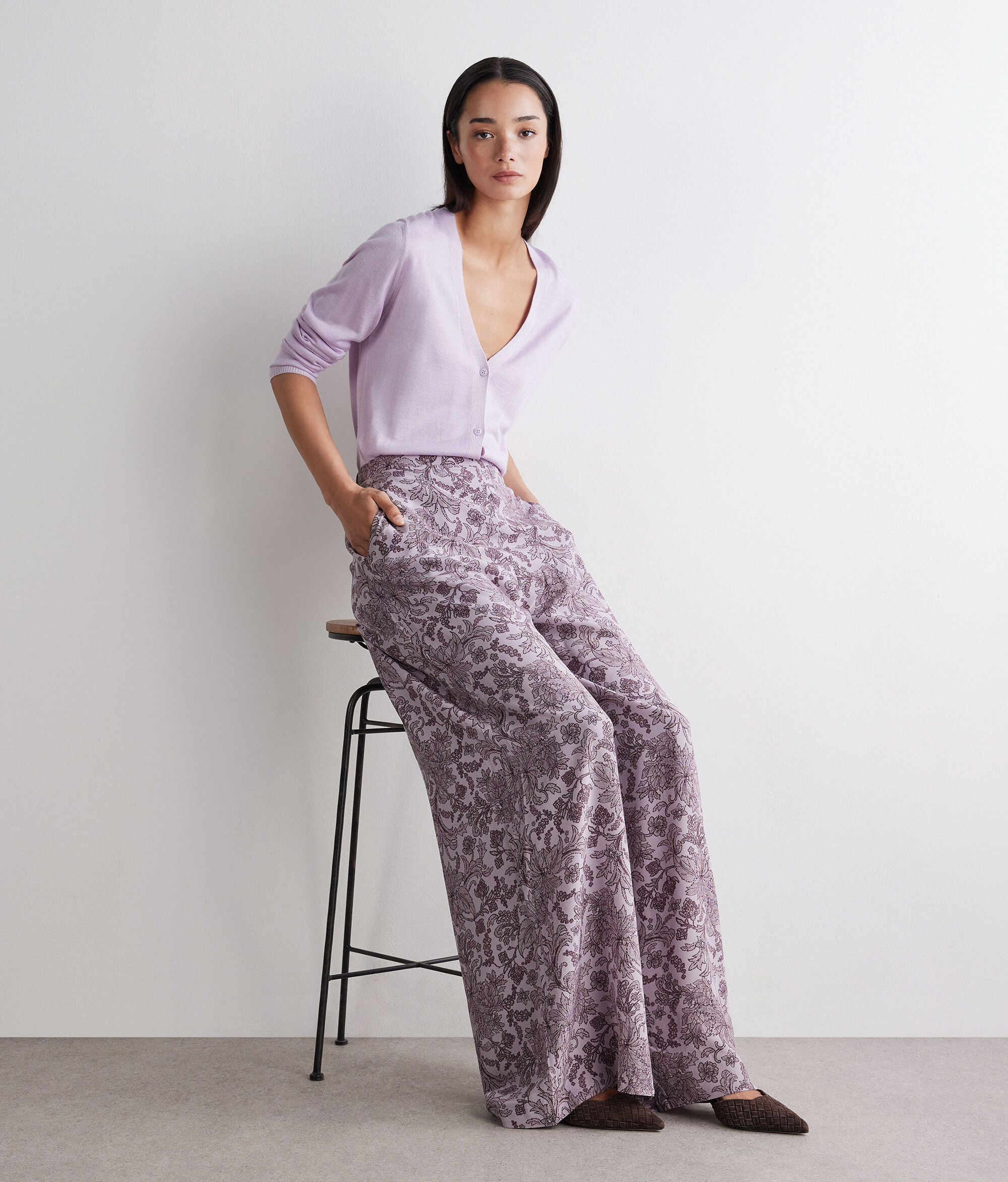 Jersey escote en V Silkfine Cashmere