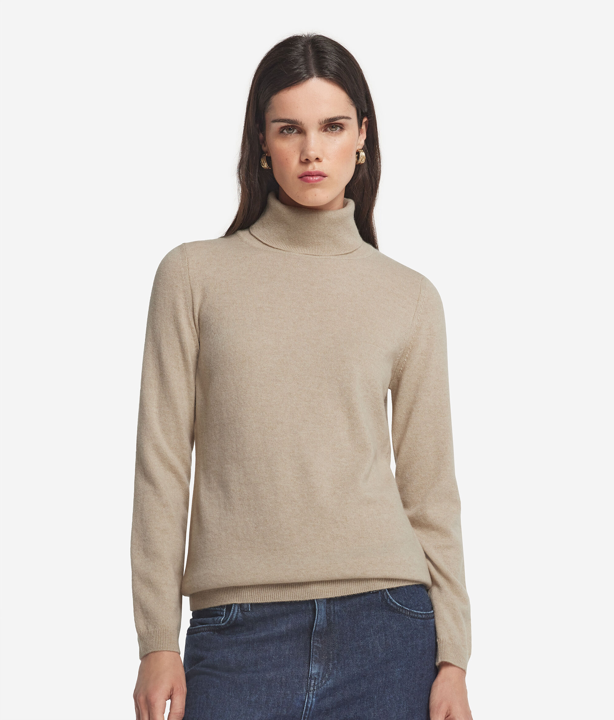 Jersei de coll cigne de Cashmere Ultrafine