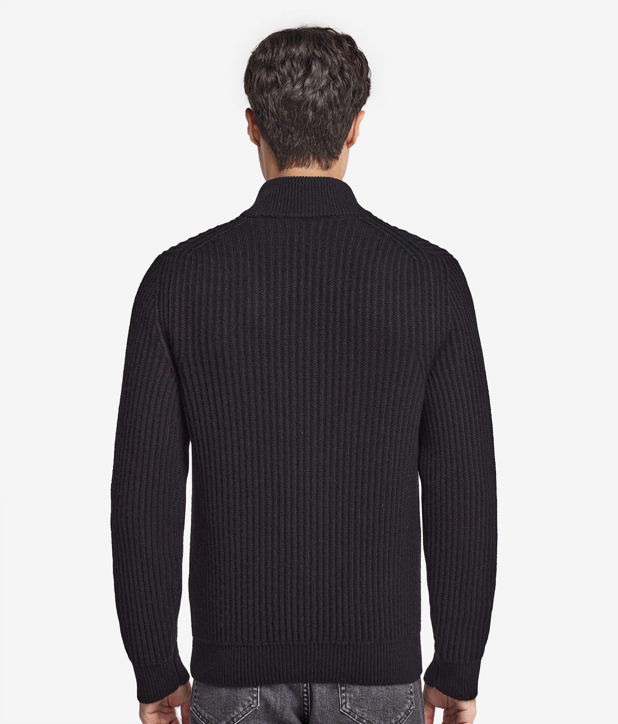 Gerippter Cardigan aus Kaschmir Ultrasoft