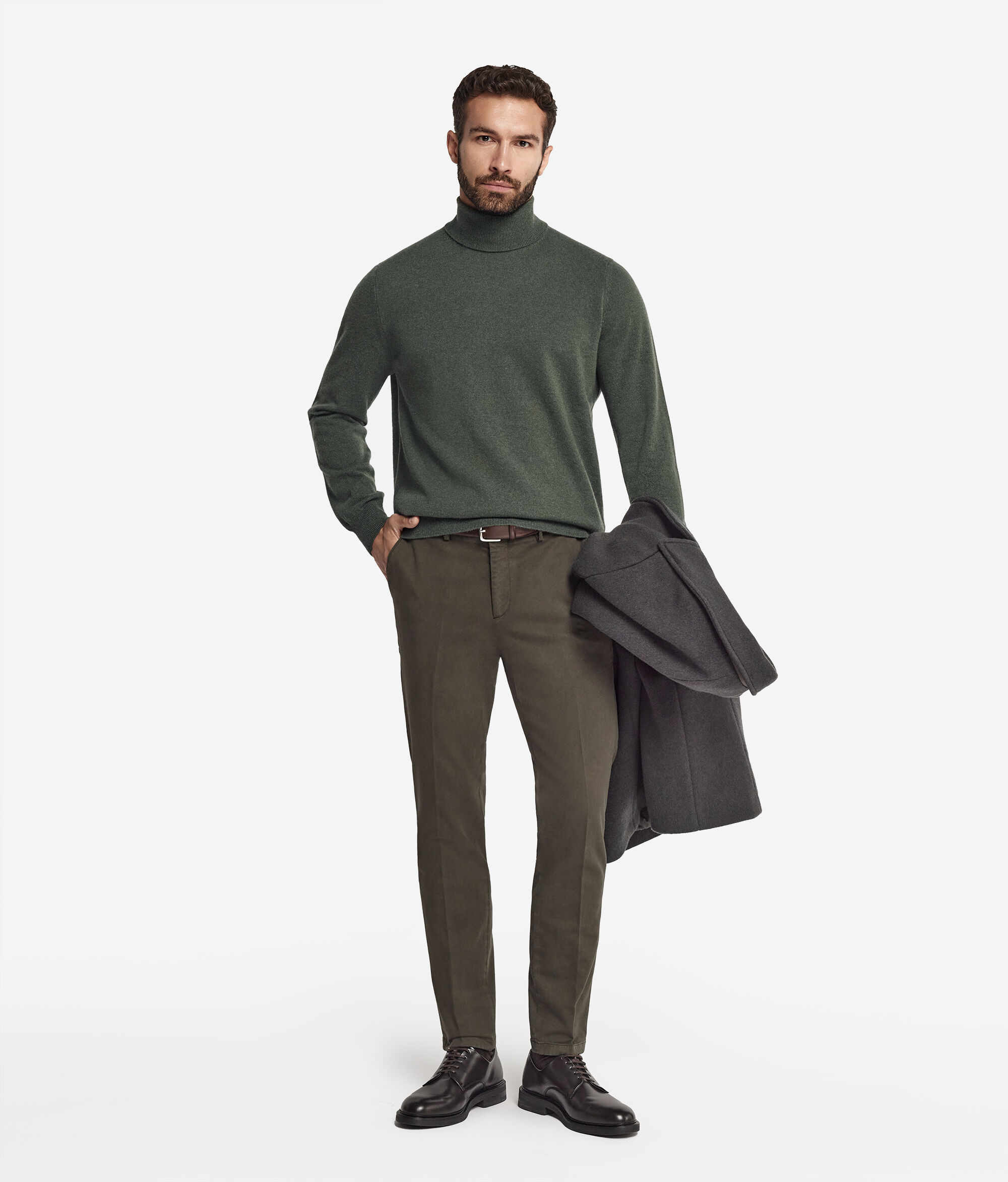 Col roulé homme en cachemire ultra-doux