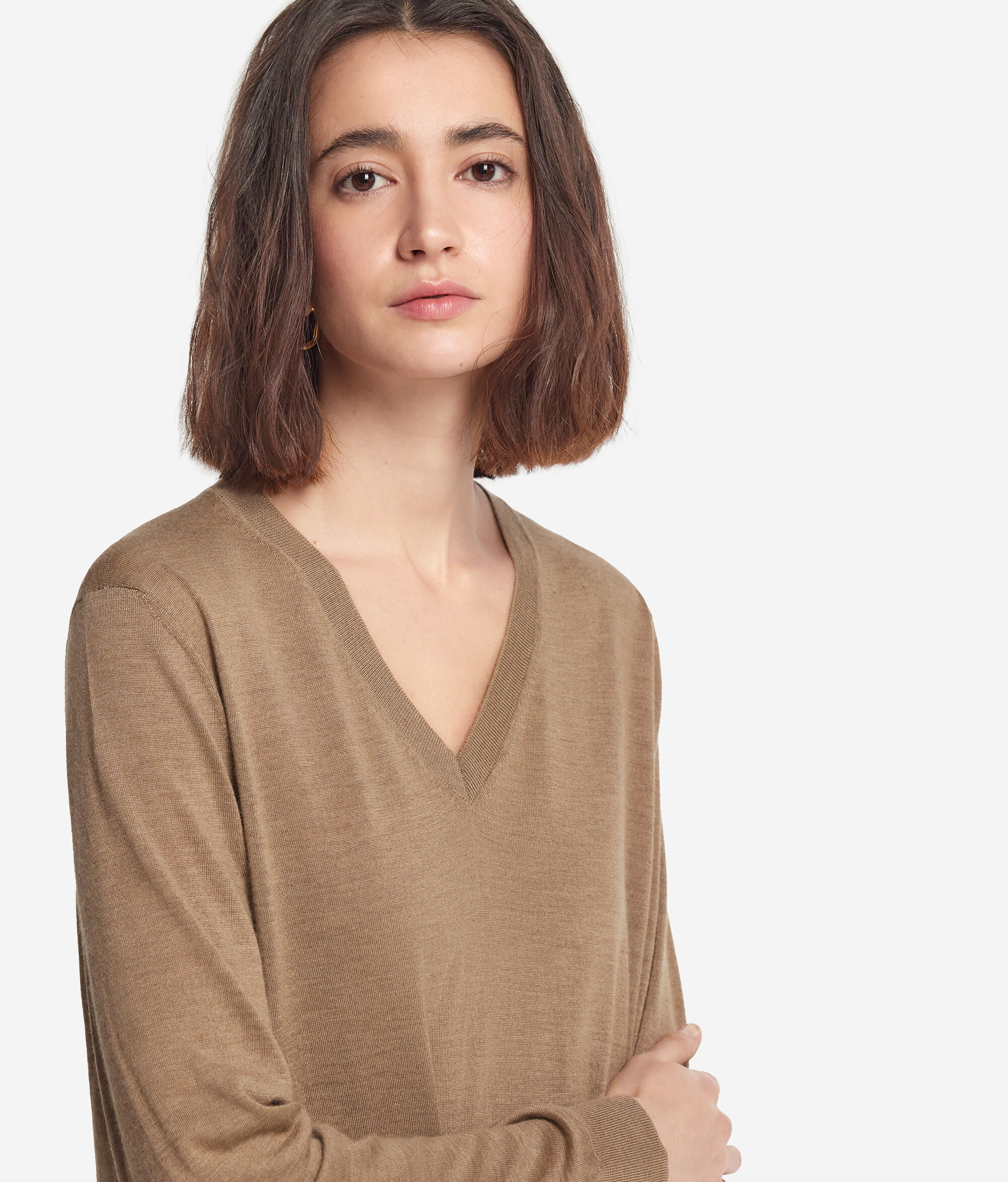 Ultrafine Cashmere V-Neck Jumper