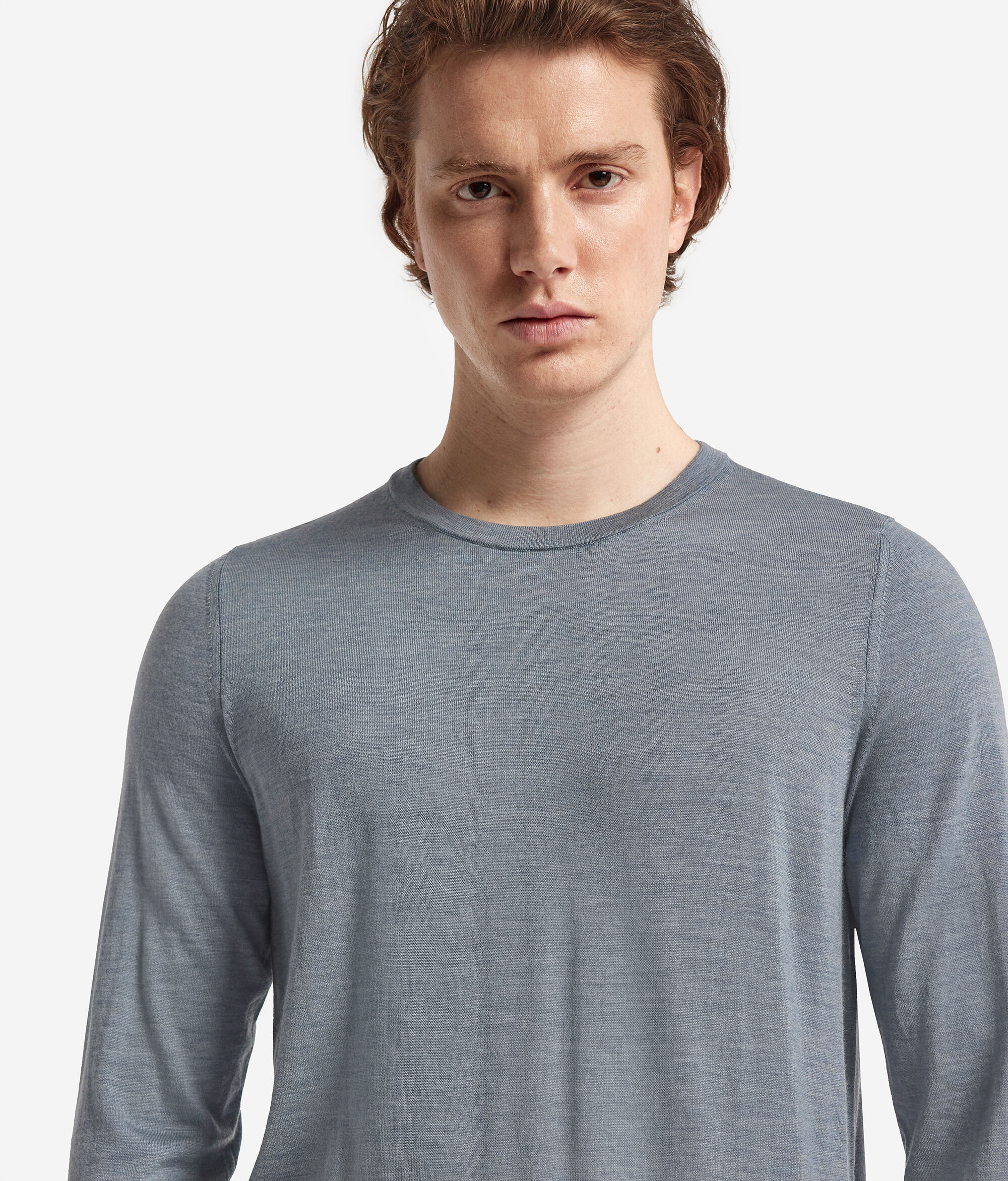Ultrafine Cashmere Bisiklet Yaka Kazak