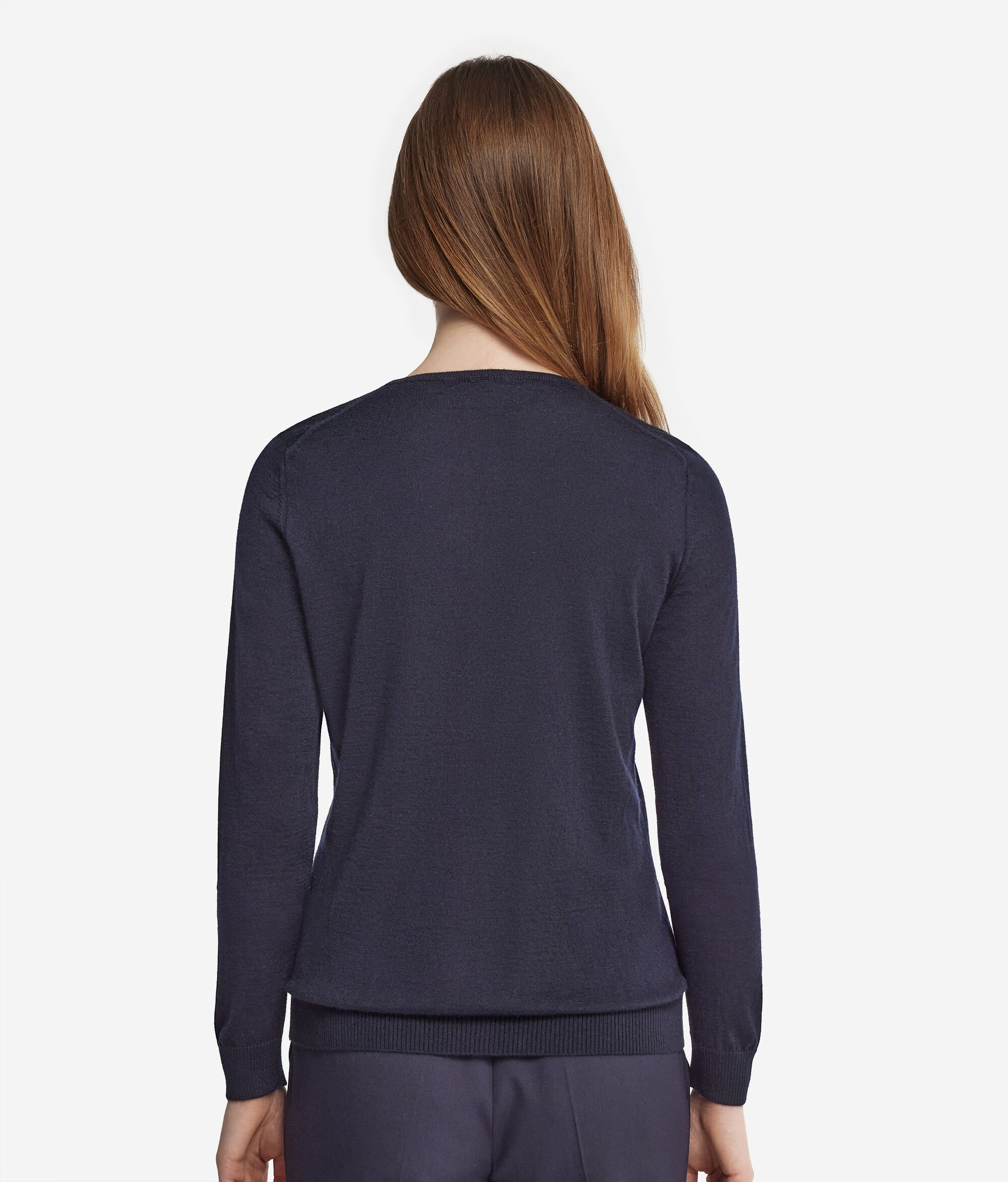 Pullover mit V-Ausschnitt aus Kaschmir Ultrafine