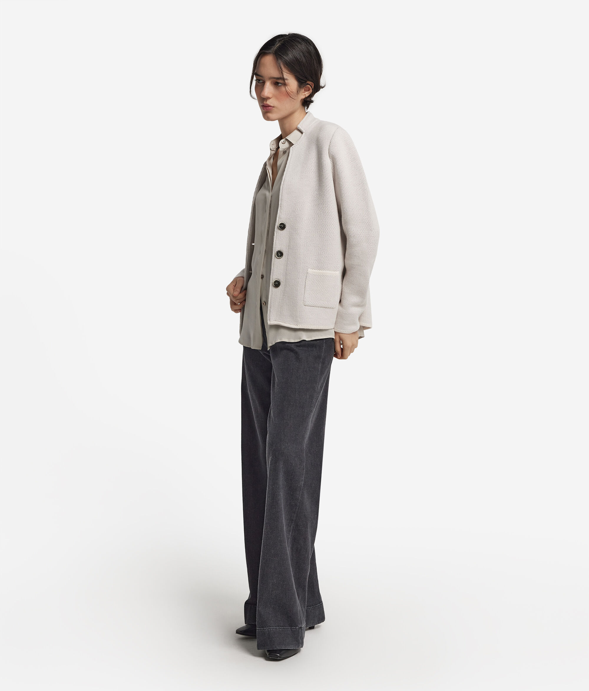 Gesprenkelte Jacke
