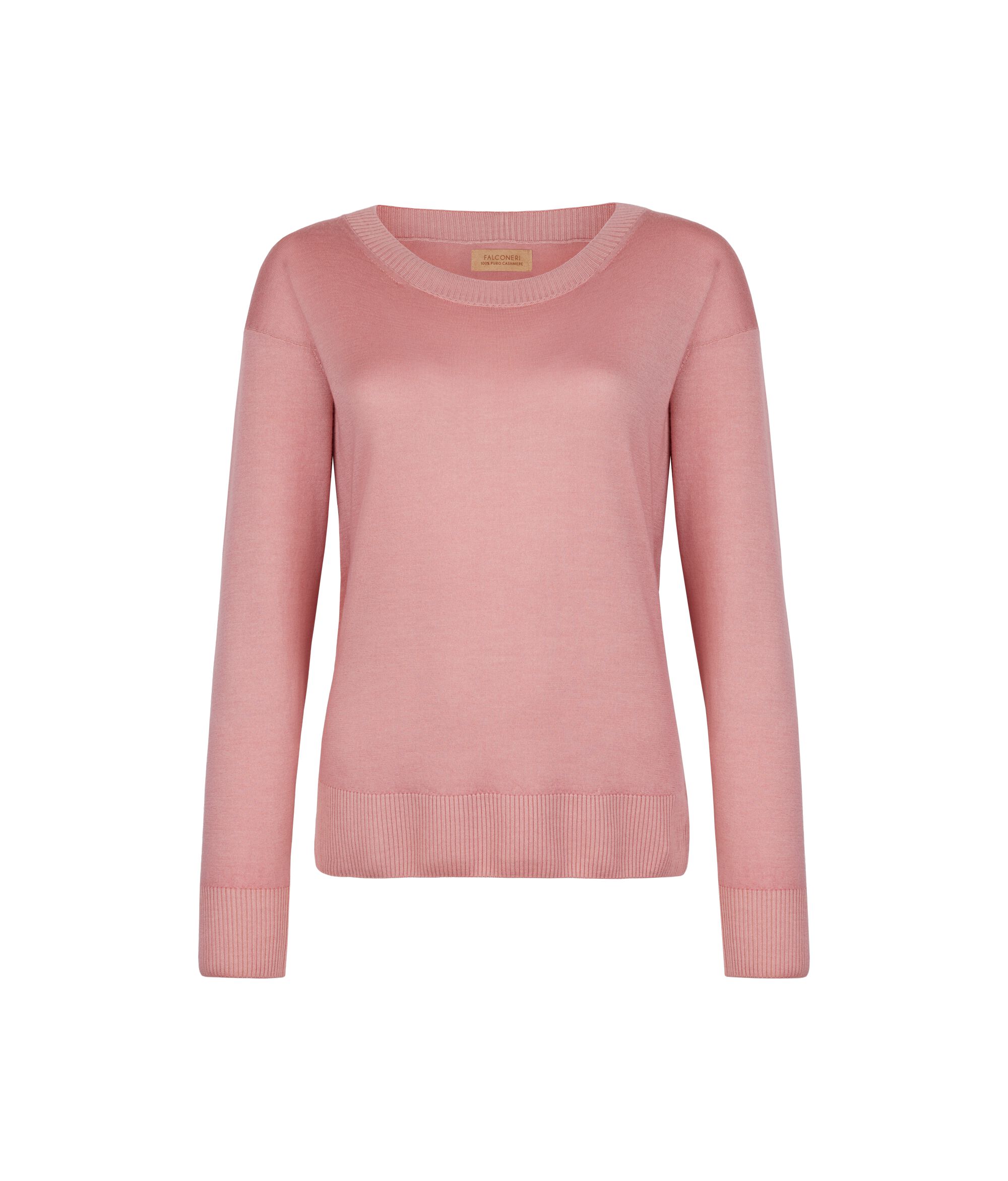Maglia Girocollo in Cashmere con spacchi