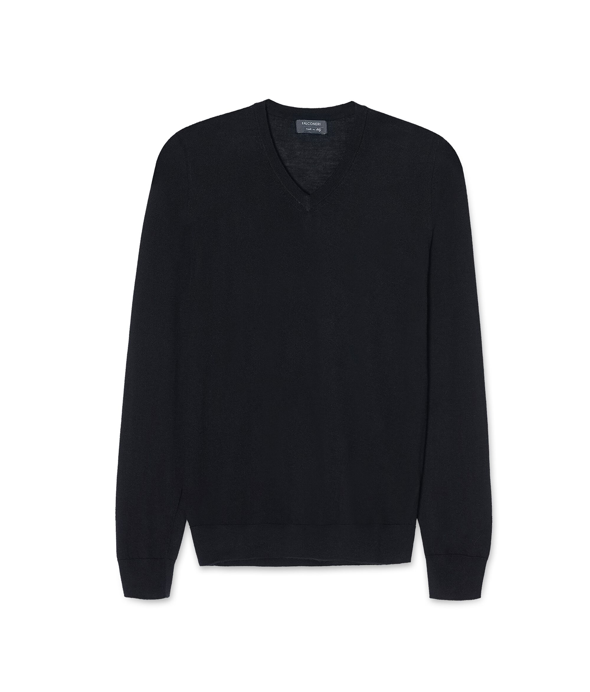 Sweter z Dekoltem w Serek z Kaszmiru Ultrafine