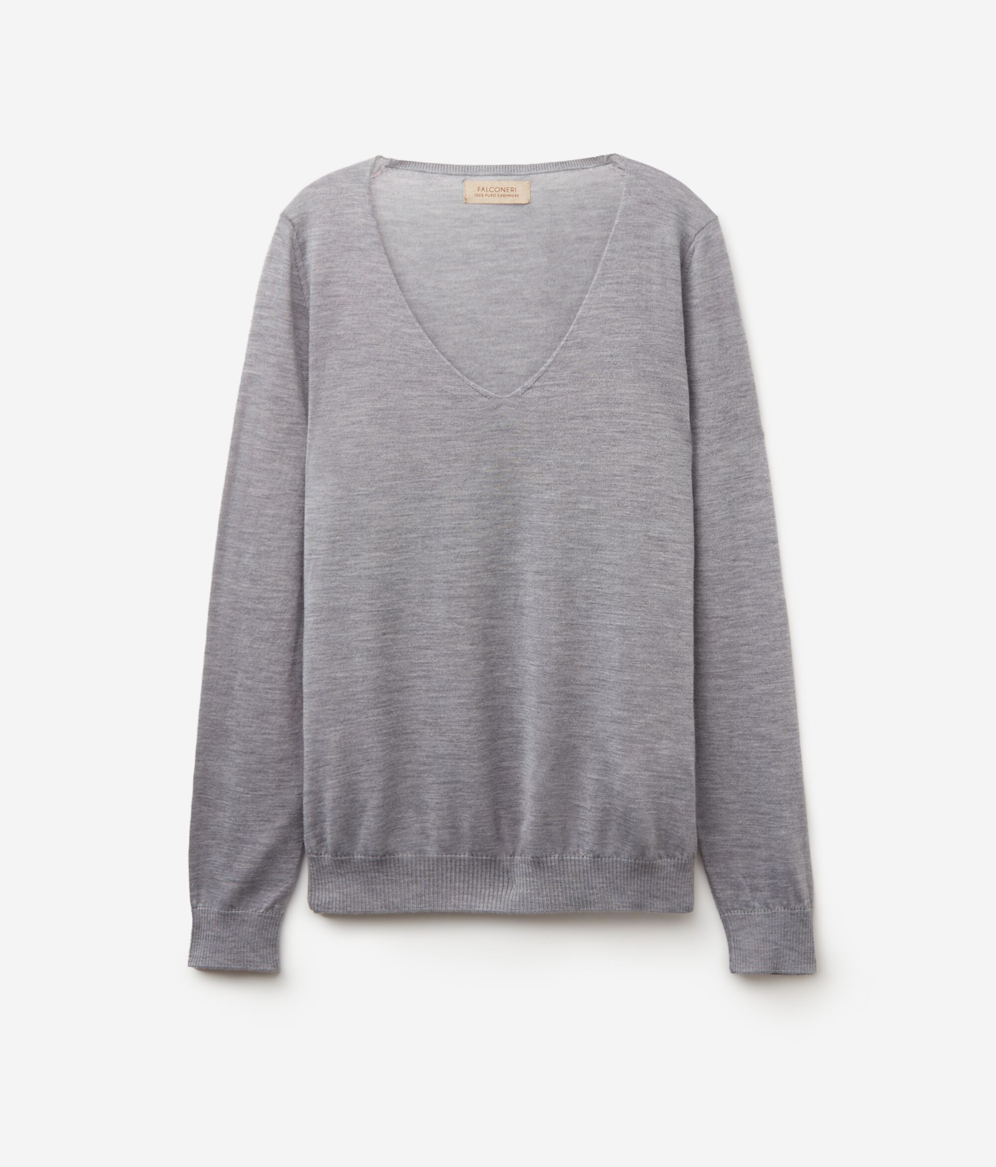 Pullover mit V-Ausschnitt aus Kaschmir Ultrafine