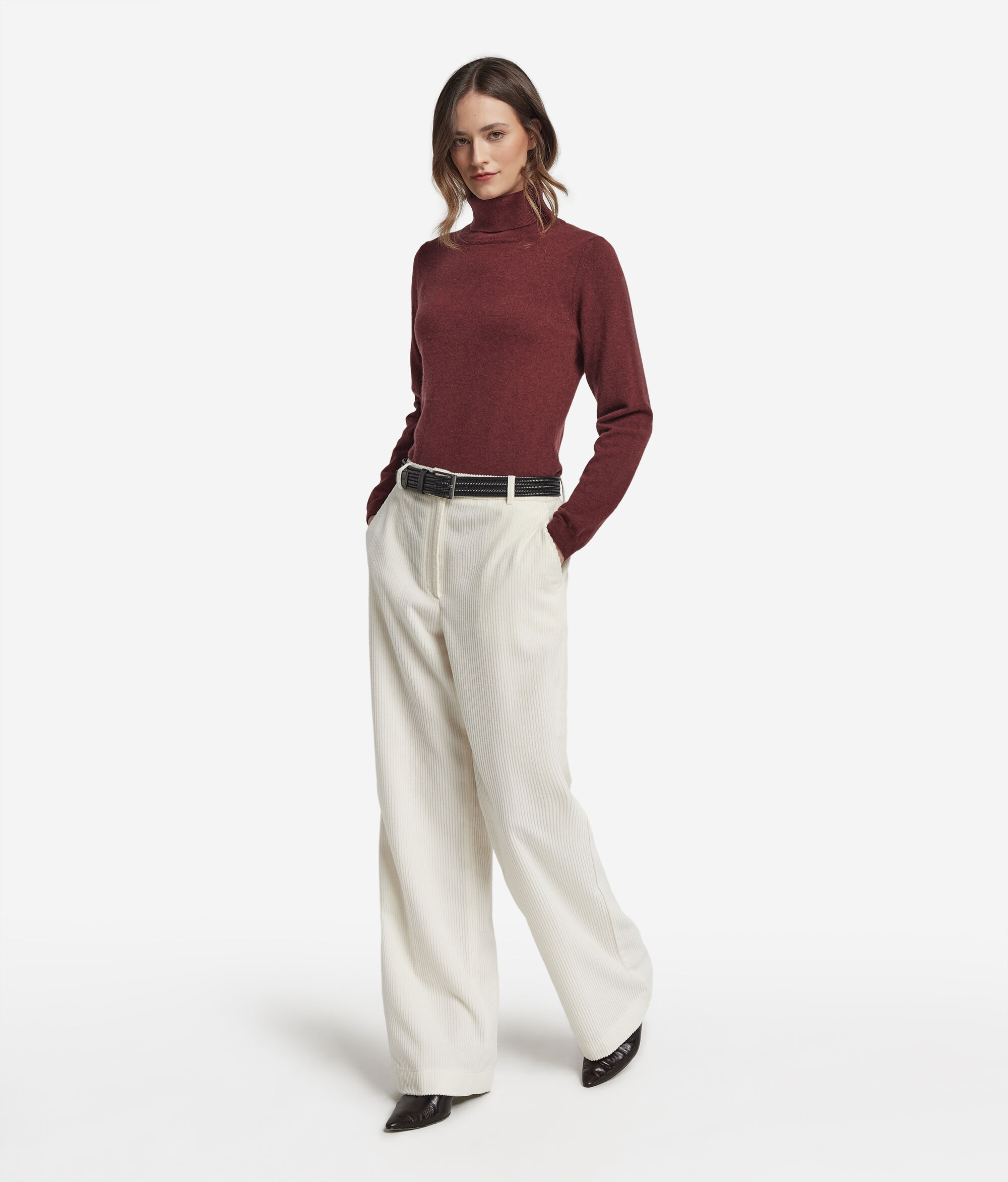 Jersei de coll cigne de Cashmere Ultrafine