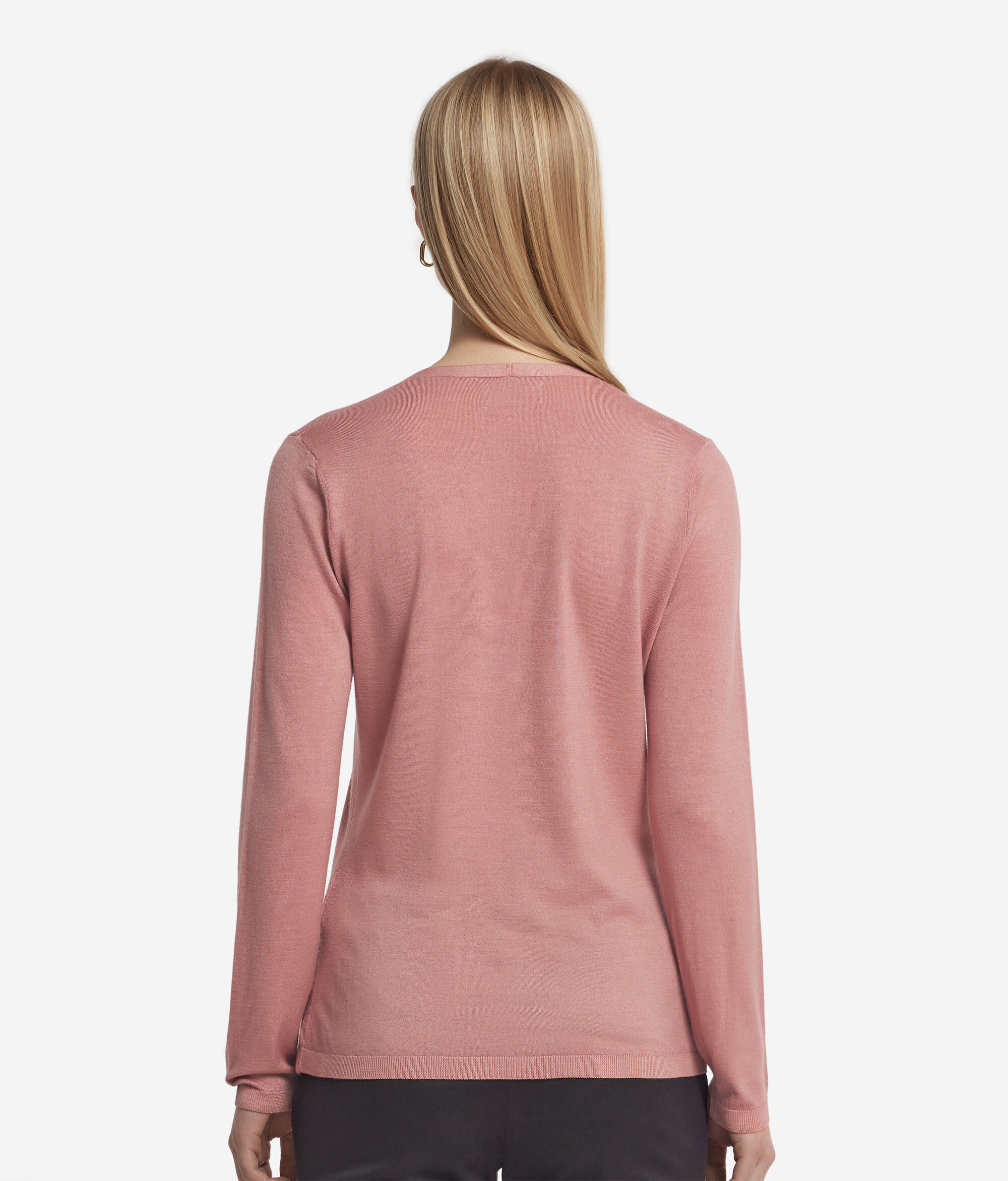 Strickjacke mit V-Ausschnitt aus Kaschmir Ultrafine