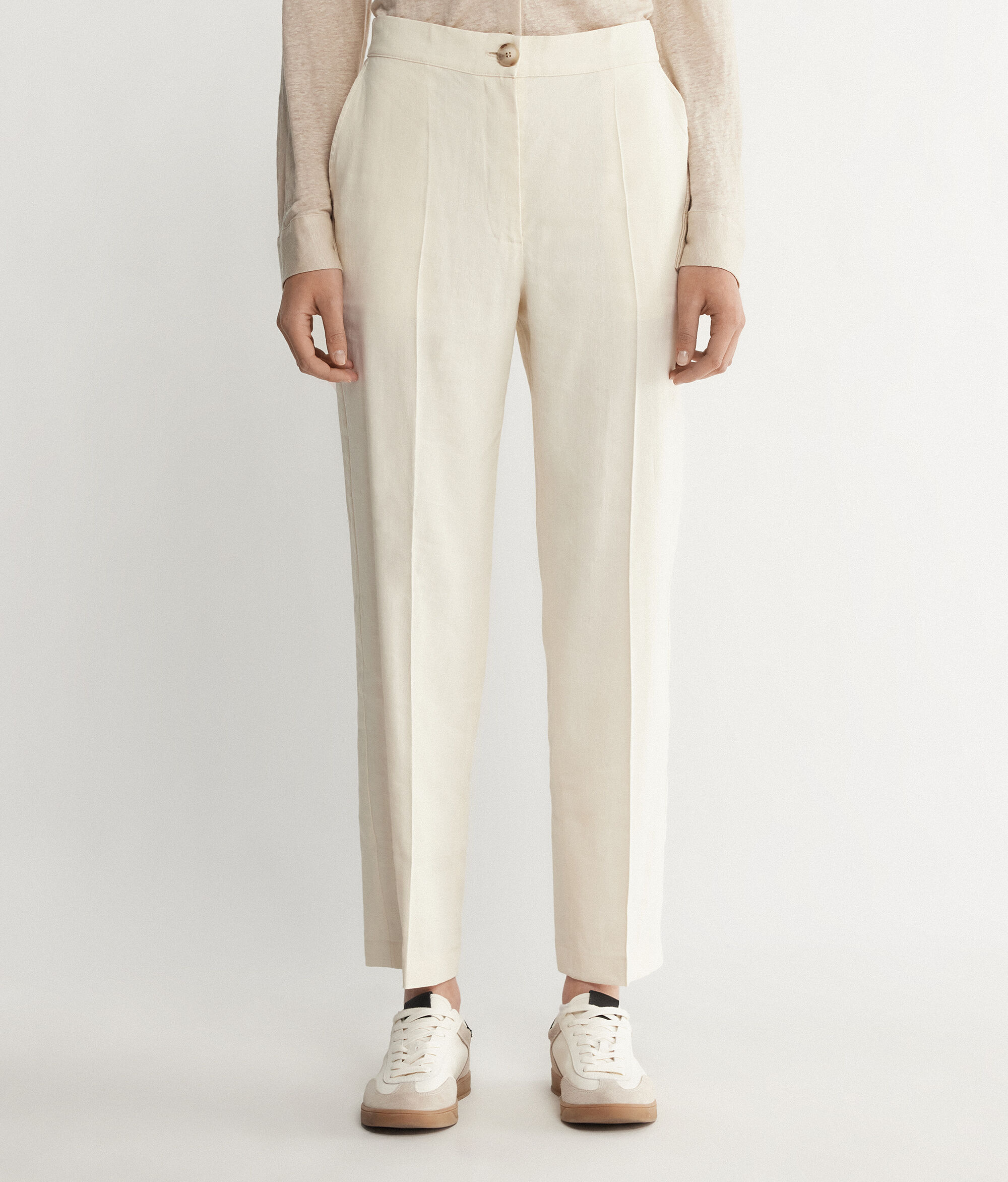 Linen Viscose Trousers