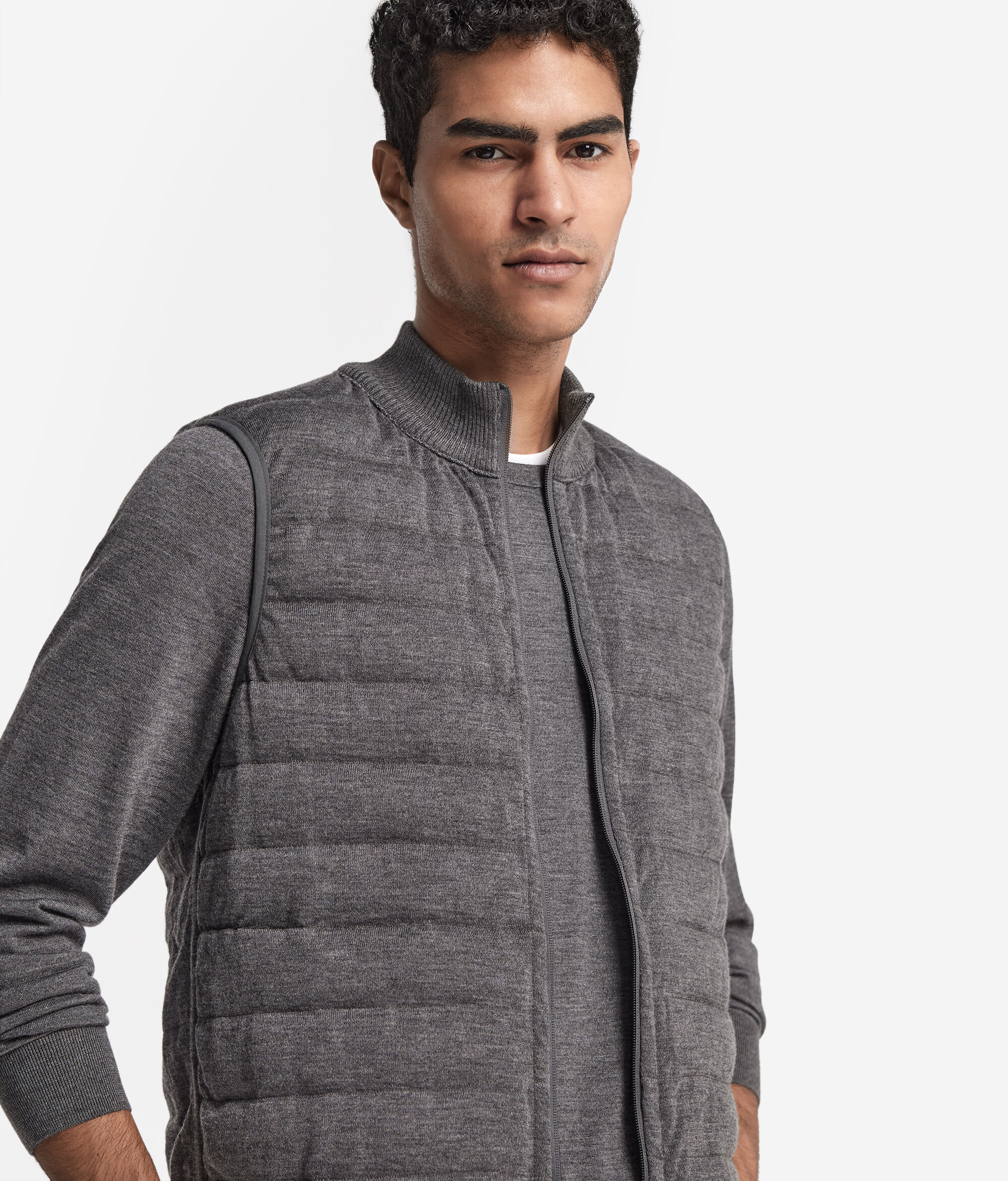 Reversible Cashmere Down Gilet