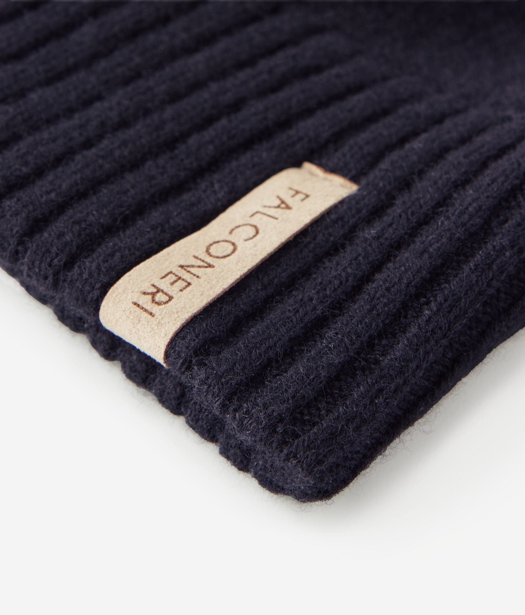 Čepice s dvojitým žebrováním z kašmíru ultrasoft