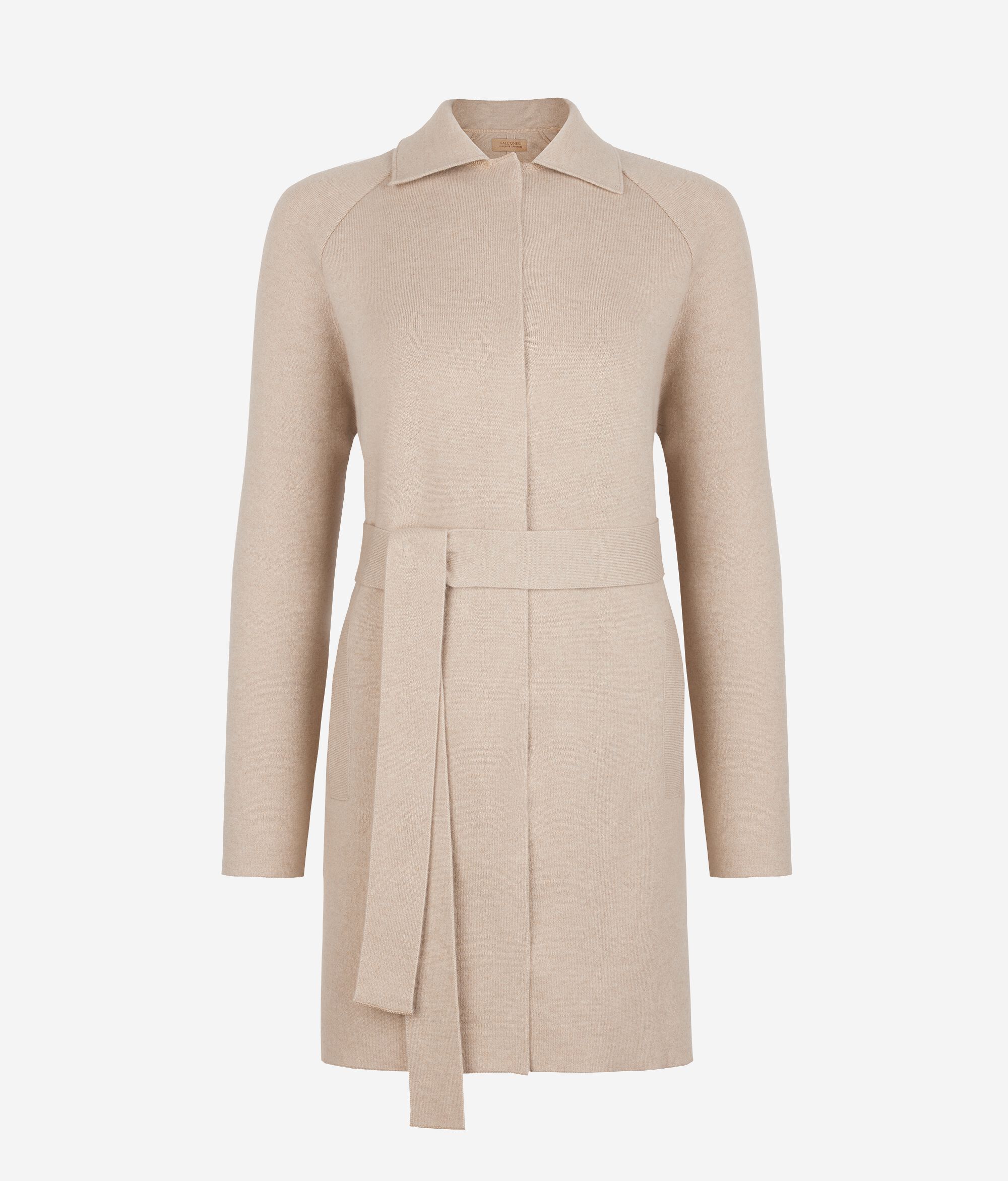 Manteau en cachemire ultra-doux à col