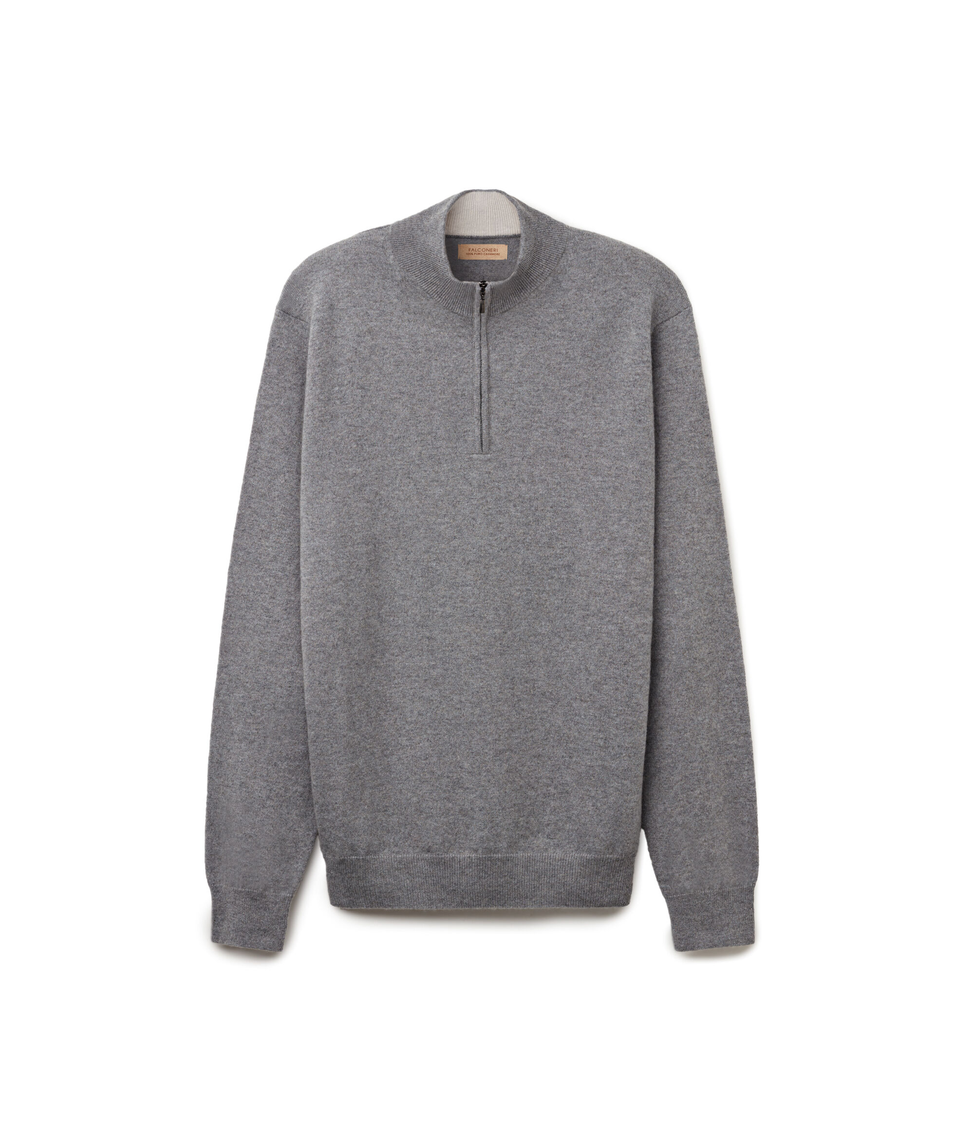 Ultrasoft Cashmere Half-Zip Funnel-Neck Jumper
