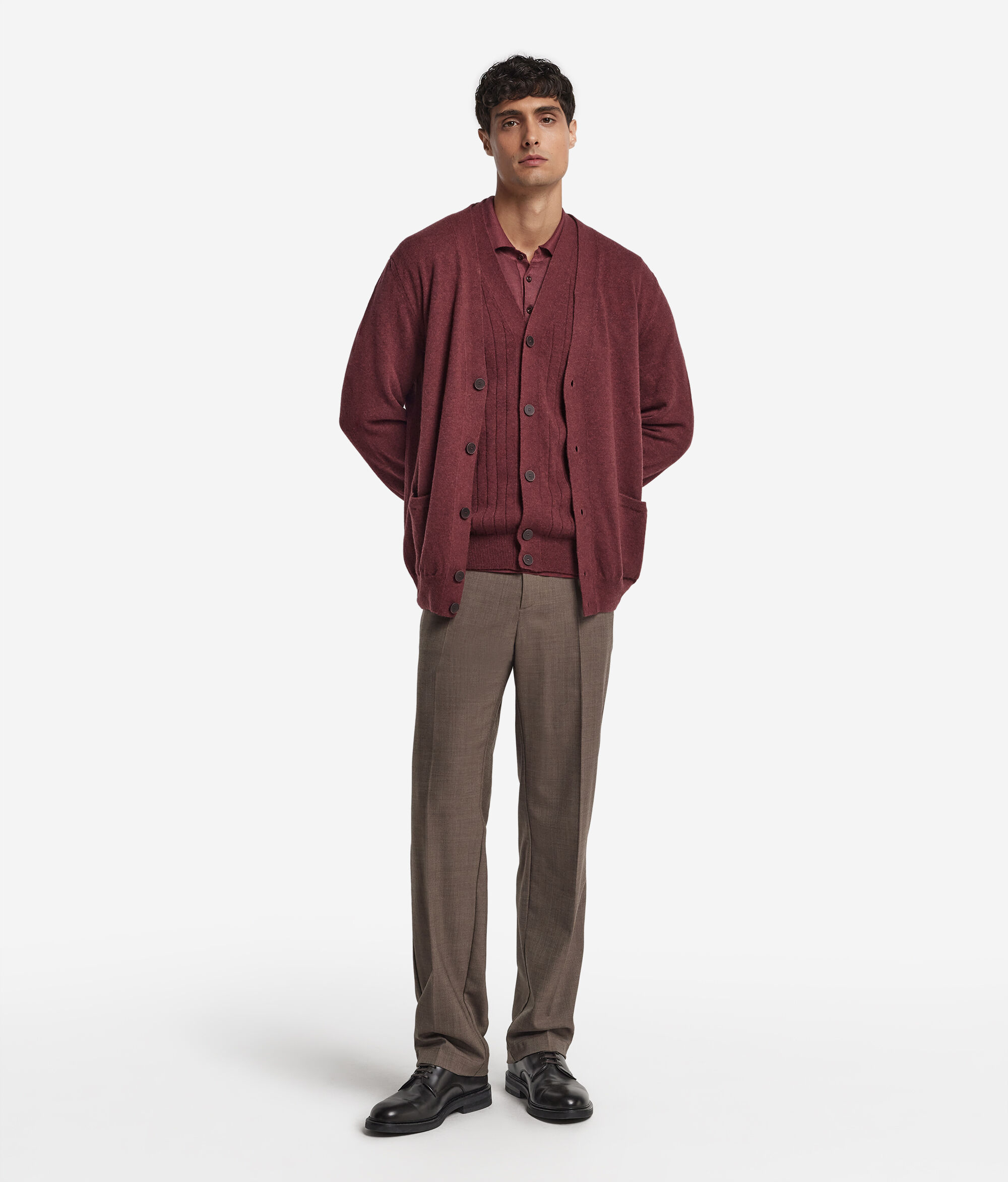 Gilet boutonné en cachemire ultra-doux
