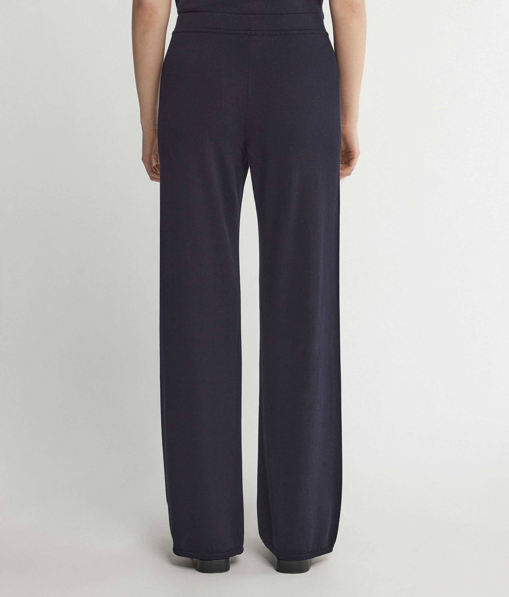 Silk and Cotton Palazzo Trousers