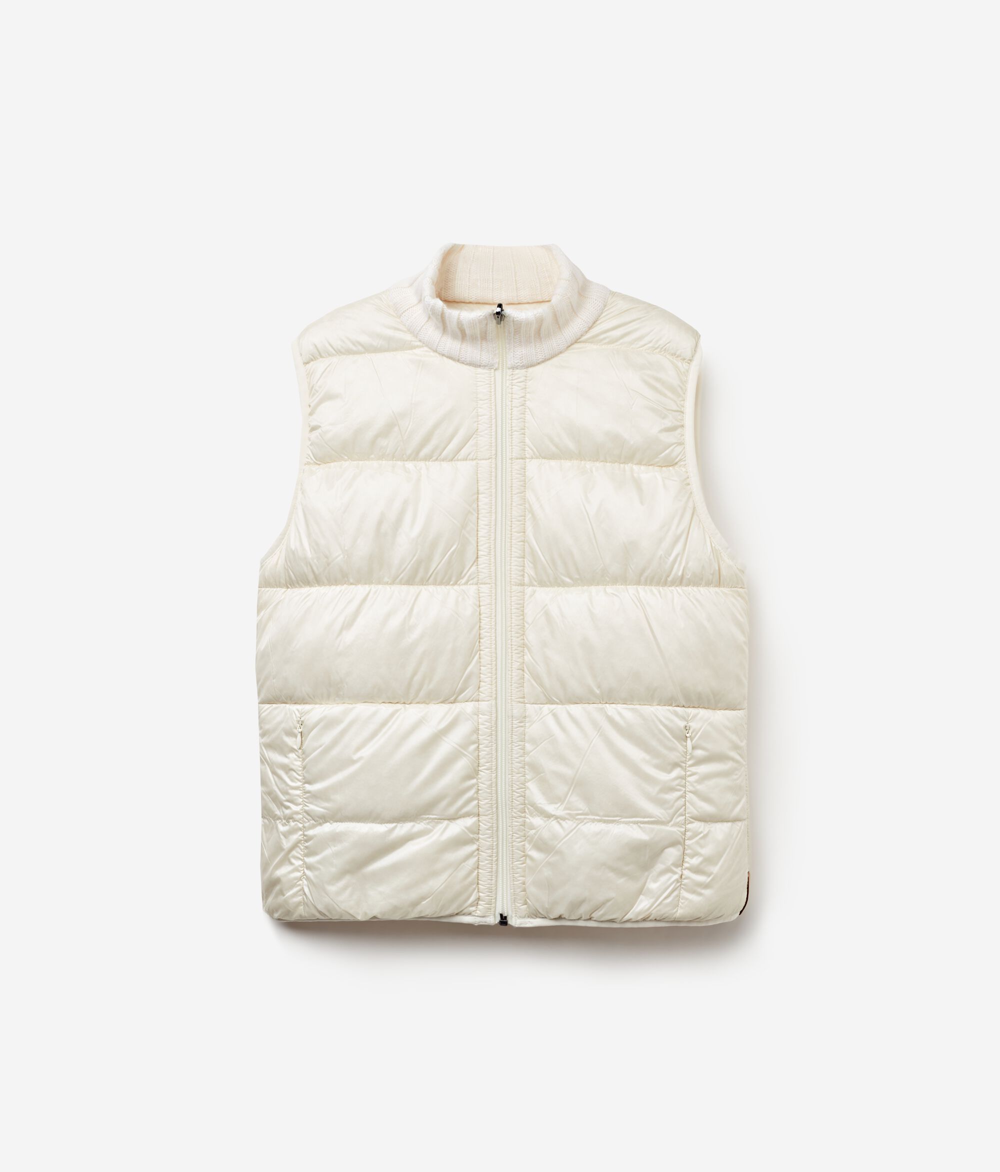 Reversible Sleeveless Short Quilted Jacket