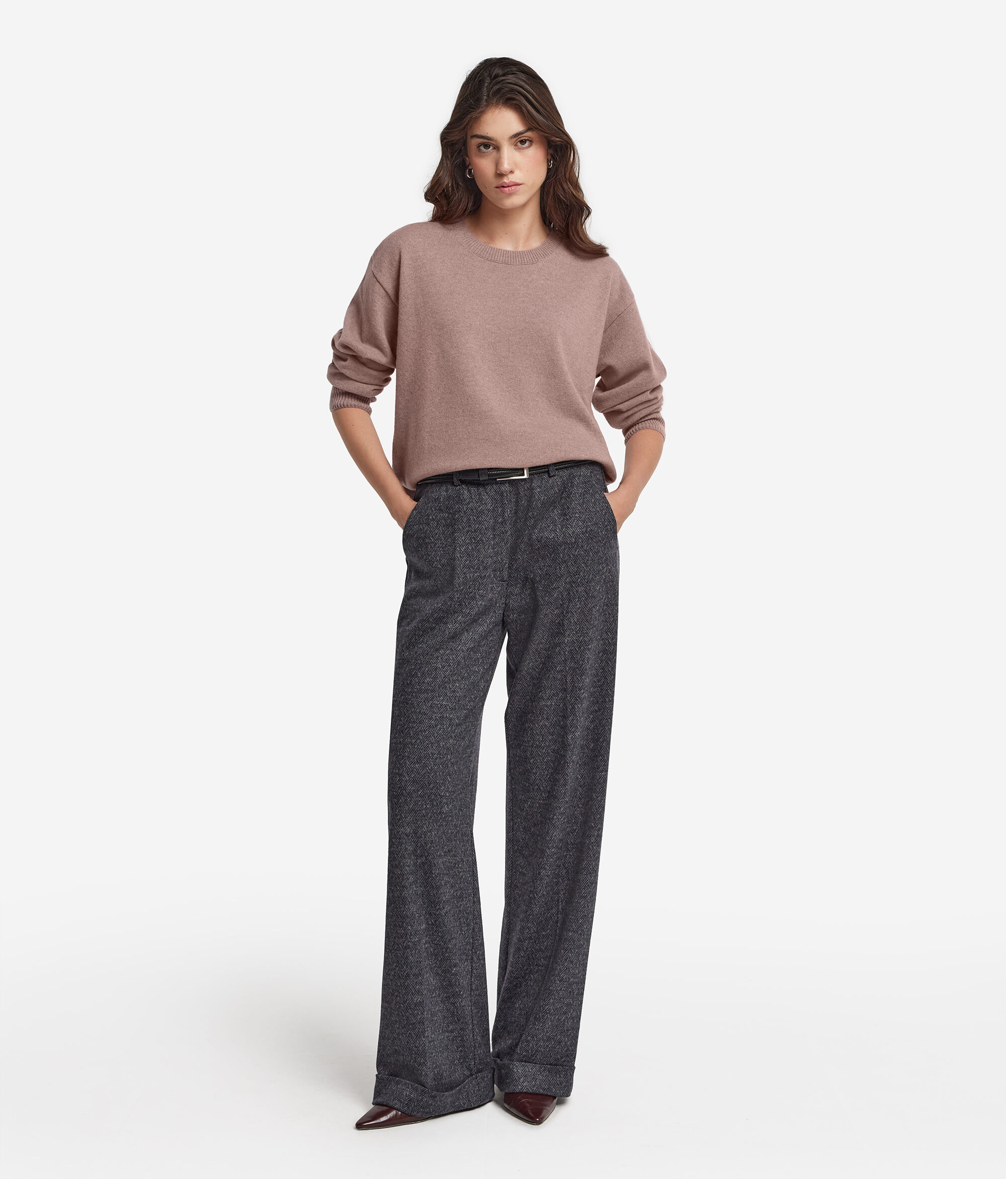 Pull en cachemire ultra-doux avec fentes