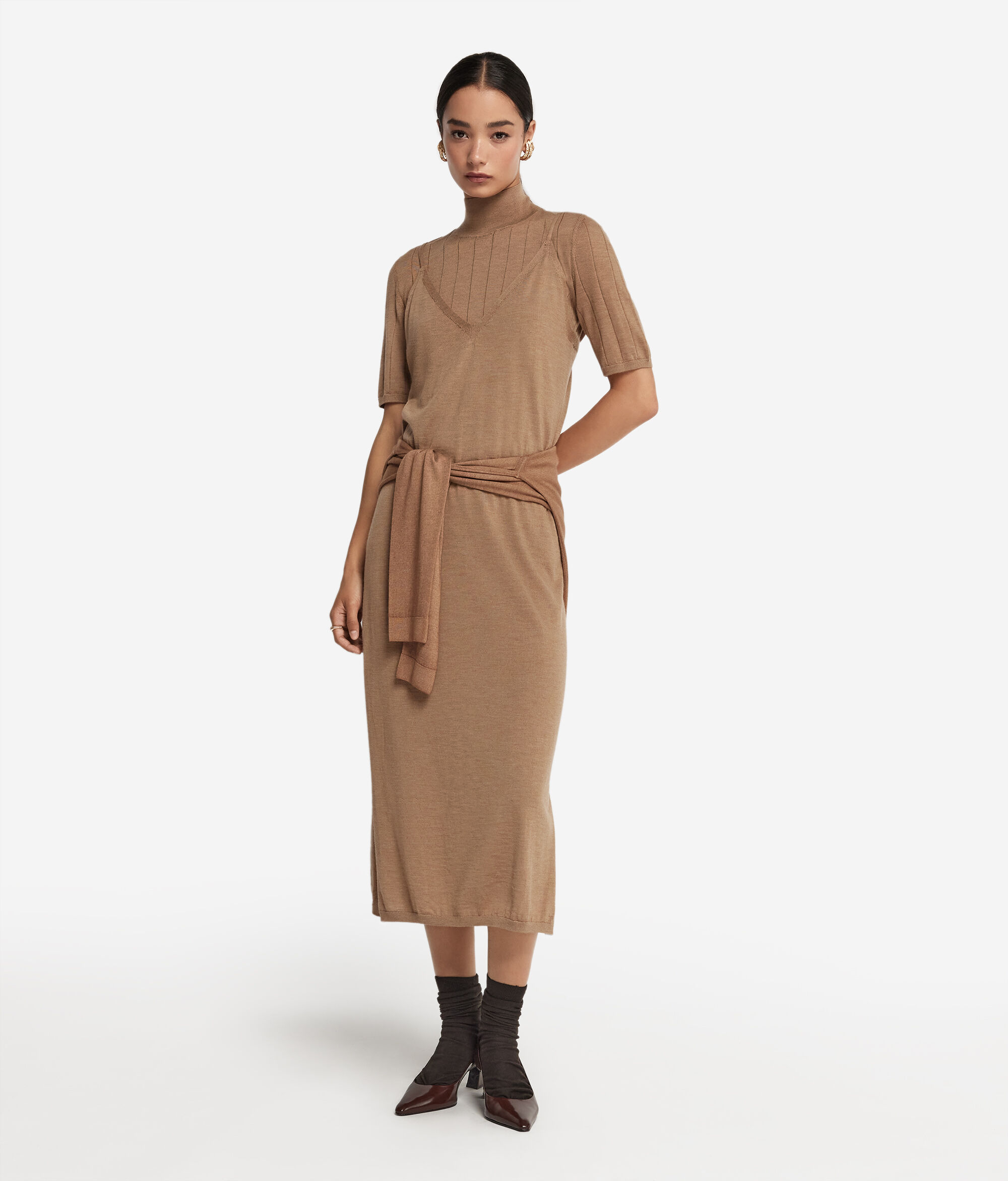 ウルトラファインカシミヤ スリップドレス