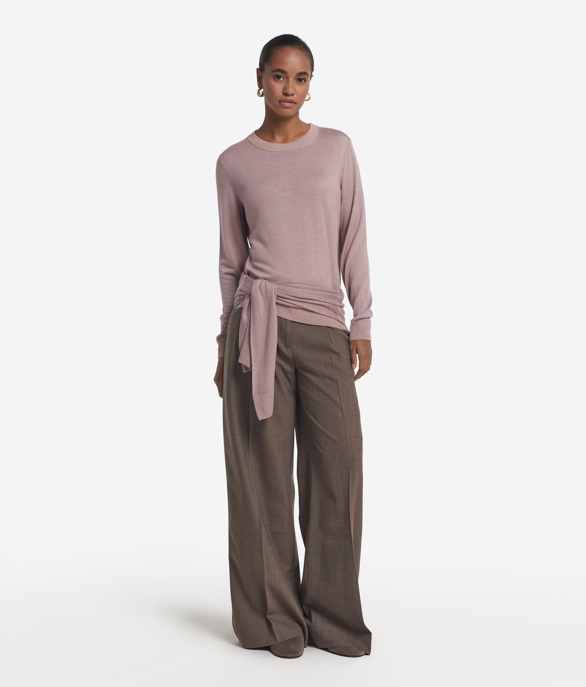 Maglia girocollo in Cashmere Ultrafine