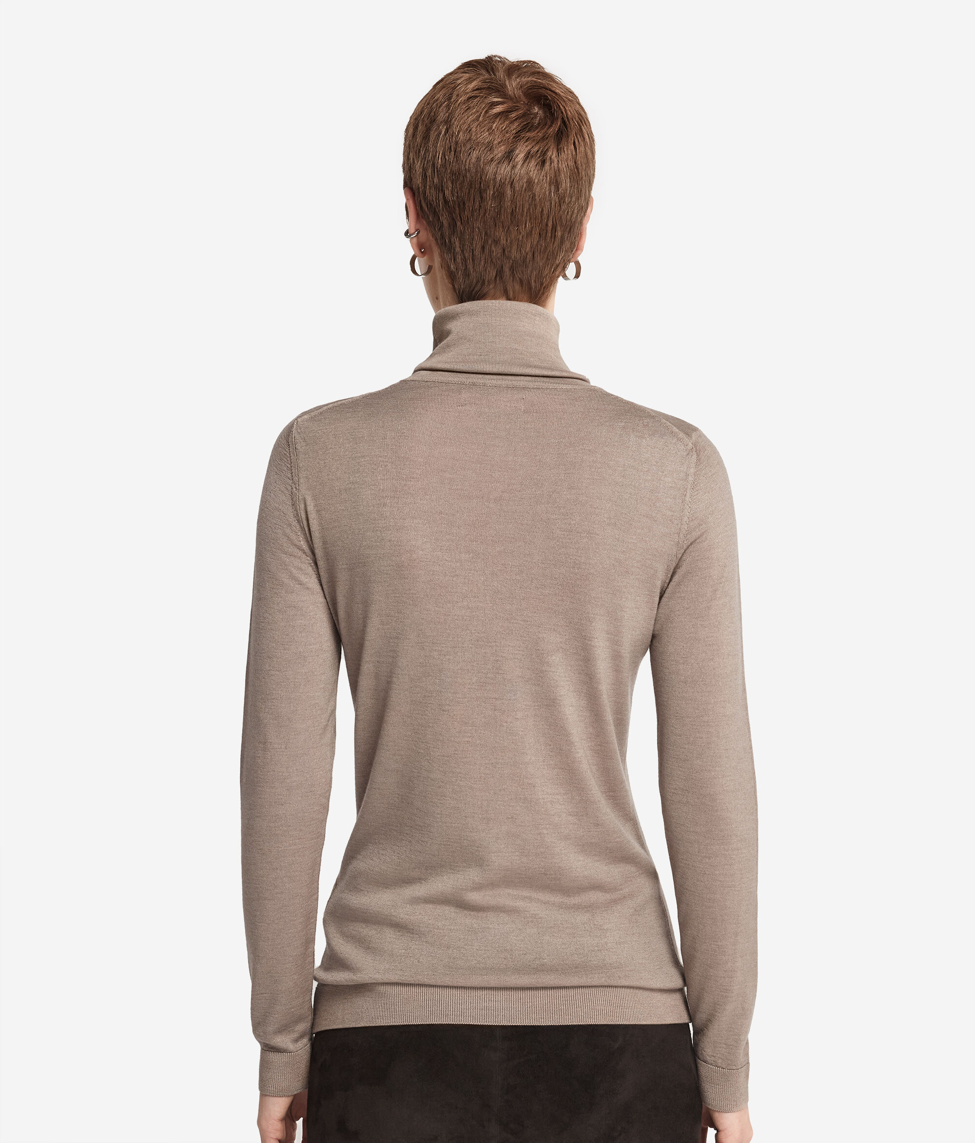 Ultrafine Cashmere Turtleneck Jumper