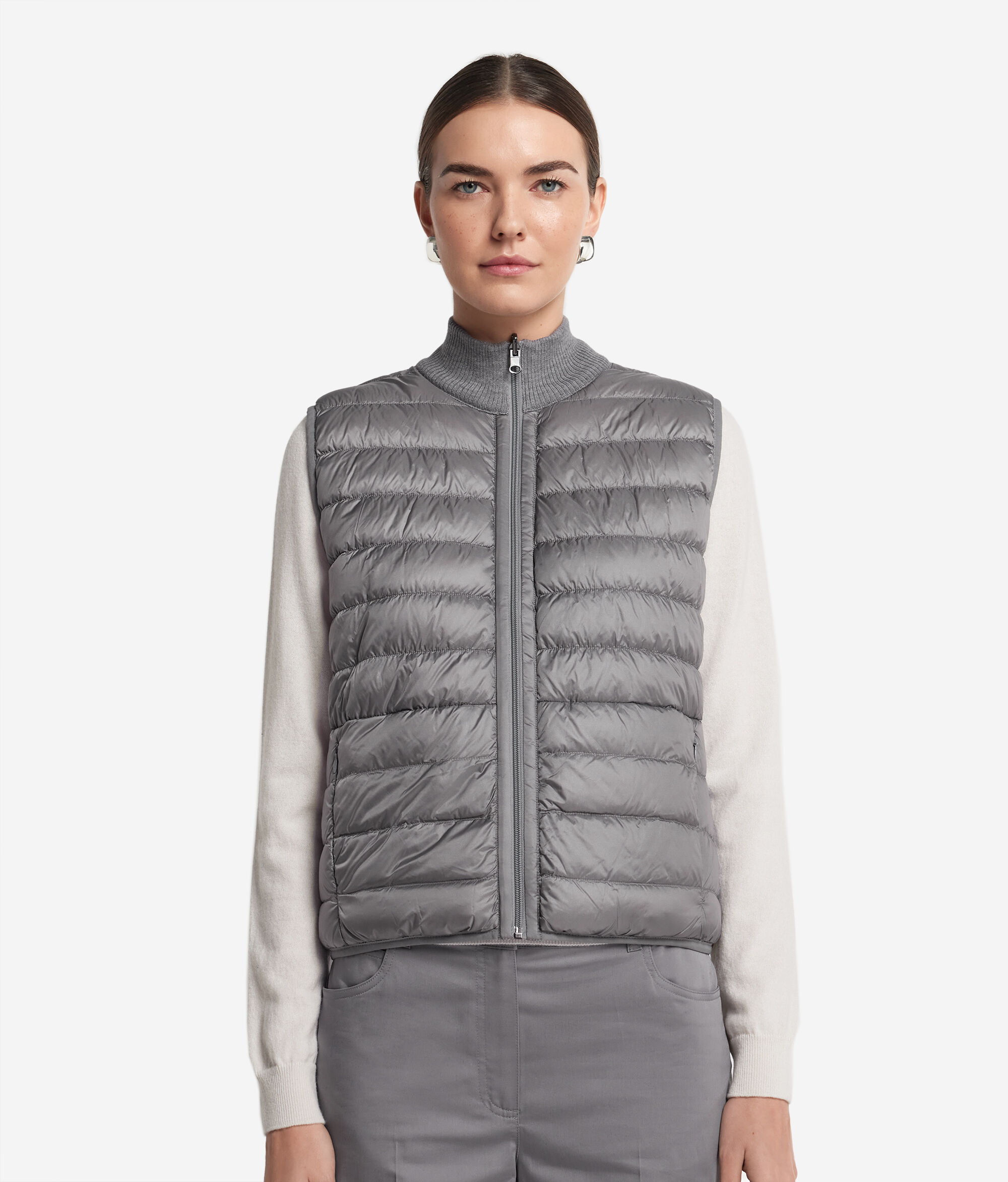 Reversible Cashmere Down Gilet