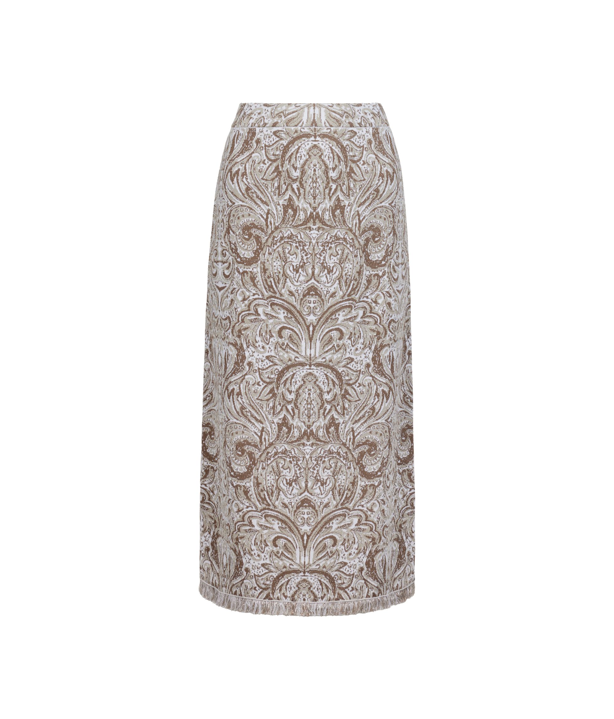 Falda jacquard cachemir