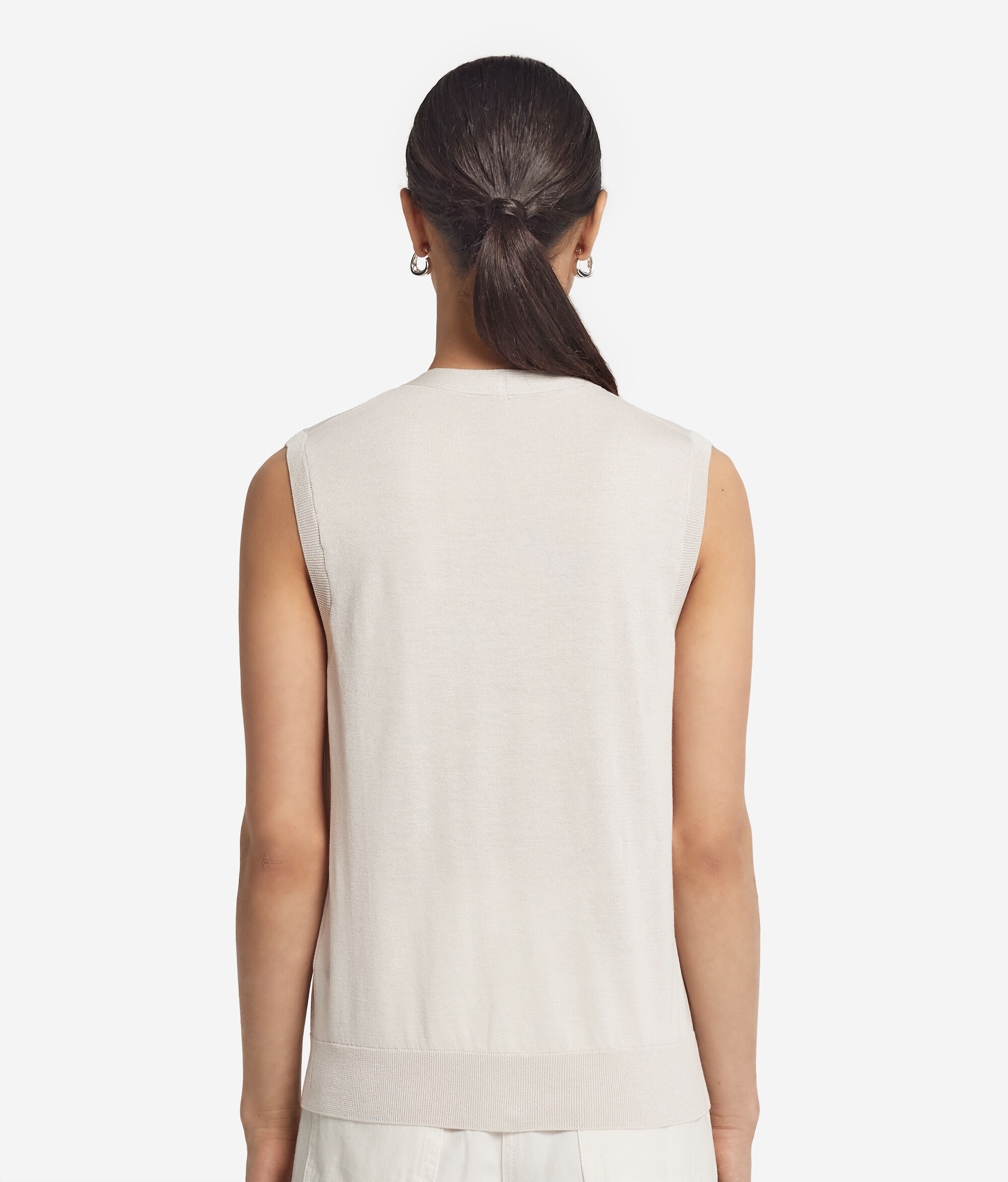Gilet in Seta Cotone