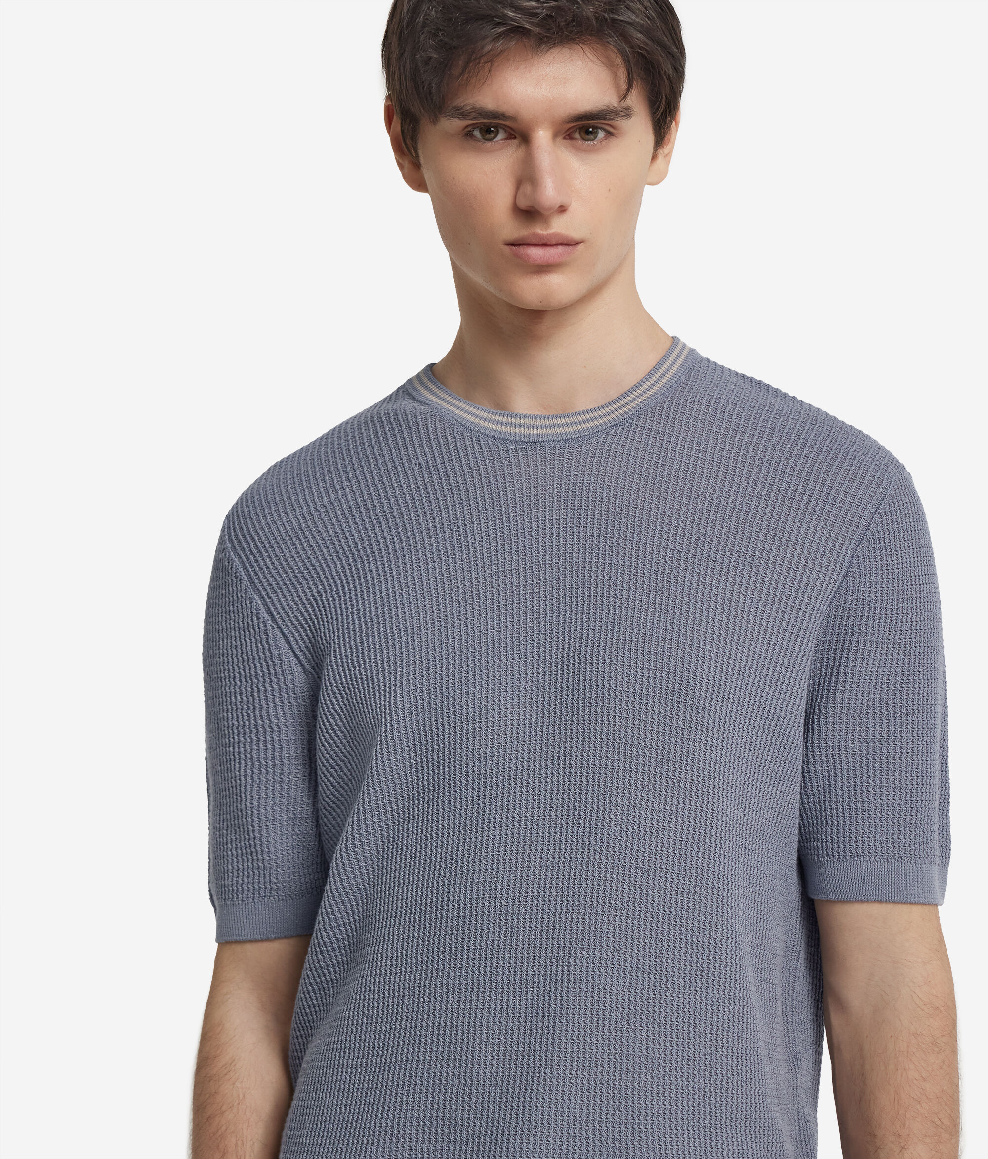 ワッフル編み Tシャツ