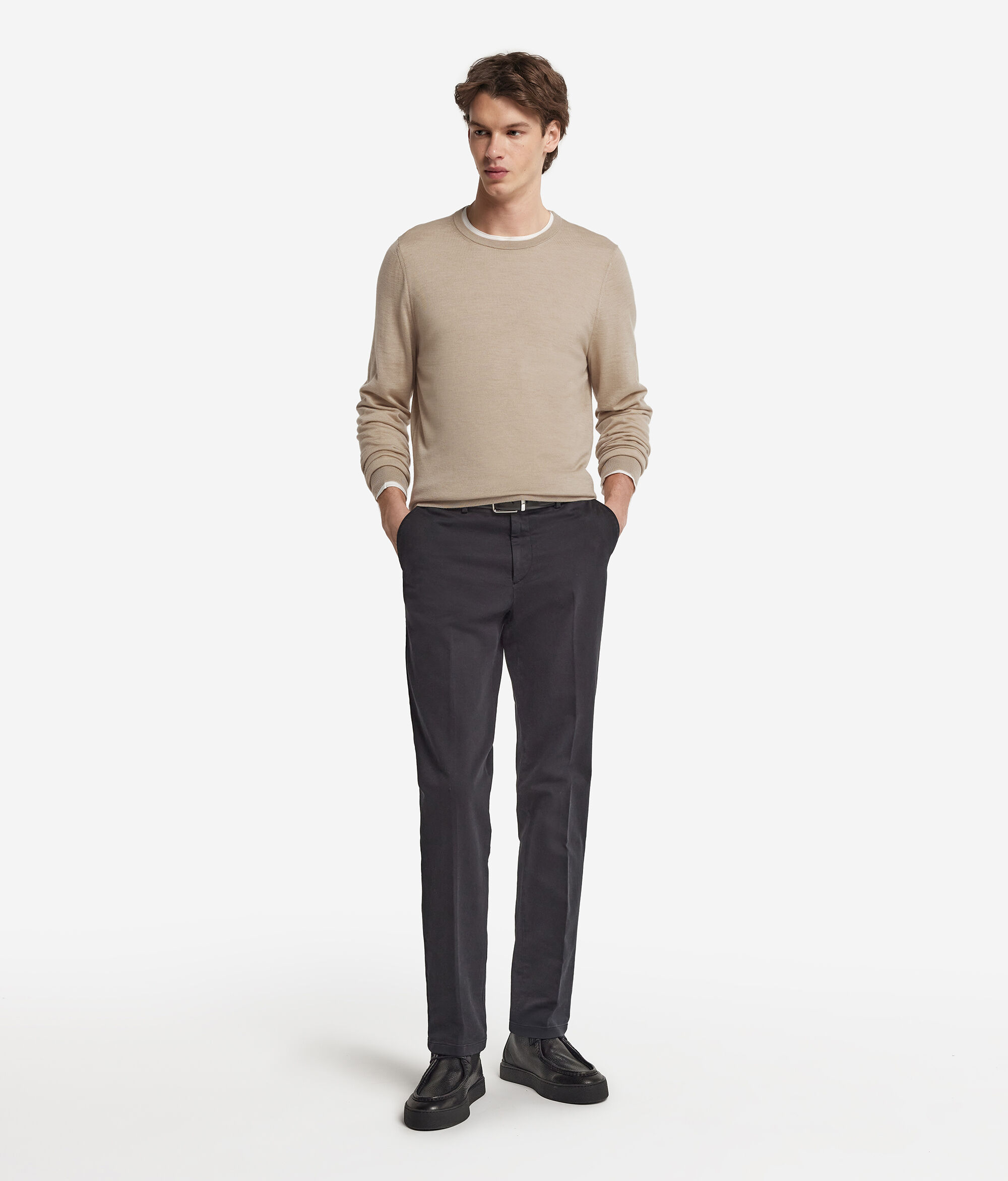Μπλούζα με Στρογγυλή Λαιμόκοψη από Ultrafine Cashmere