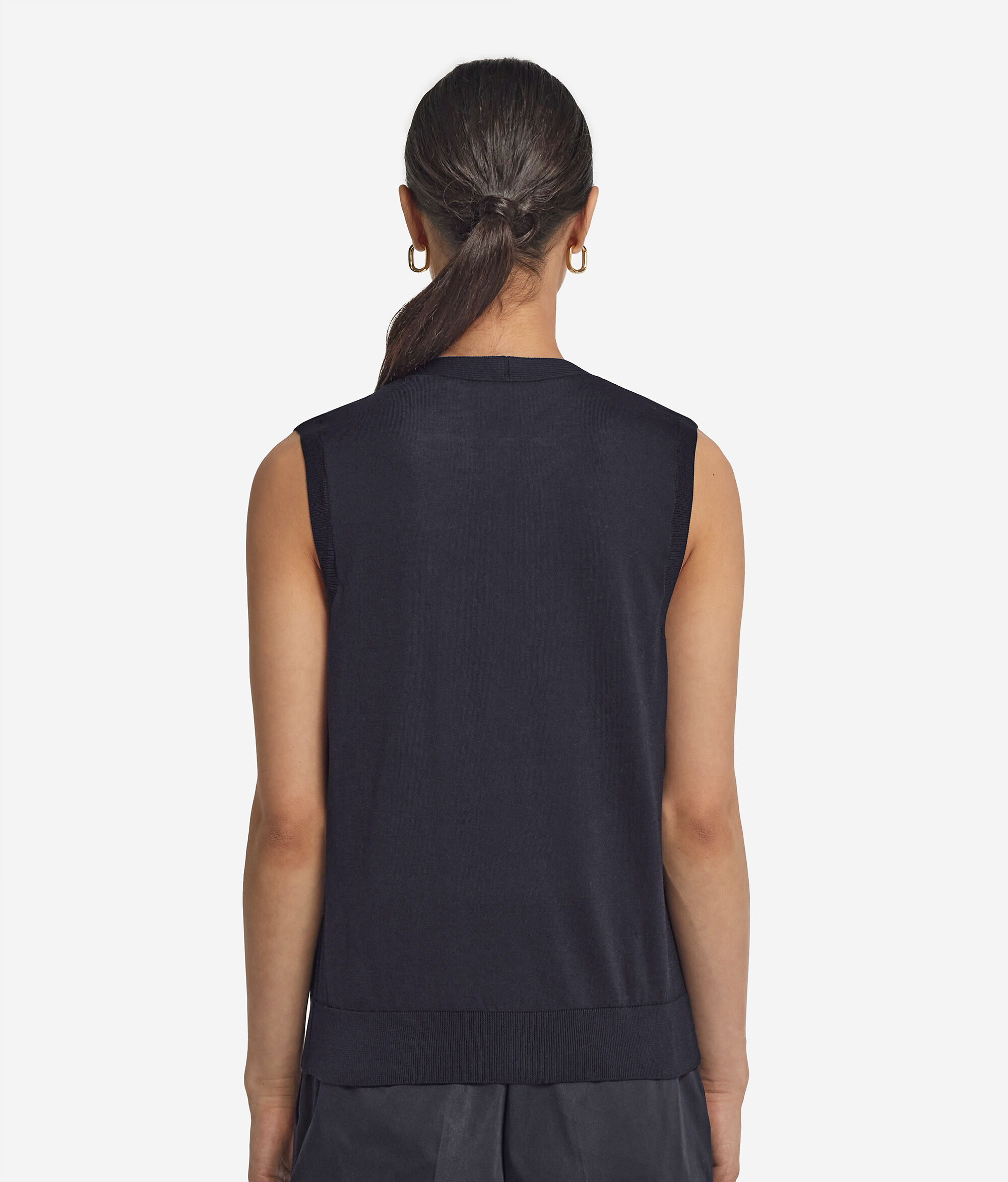 Gilet in Seta Cotone