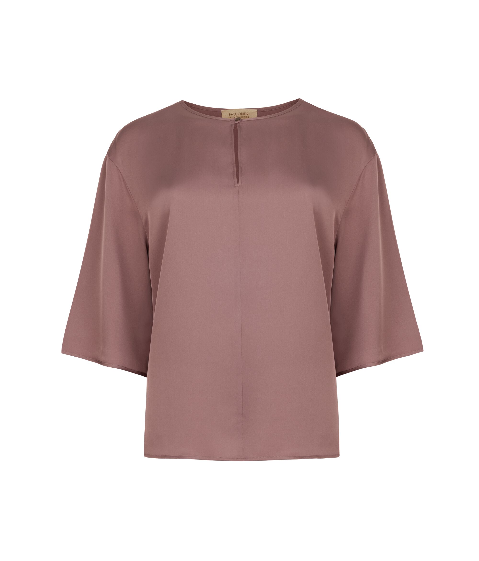 Matte satin blouse