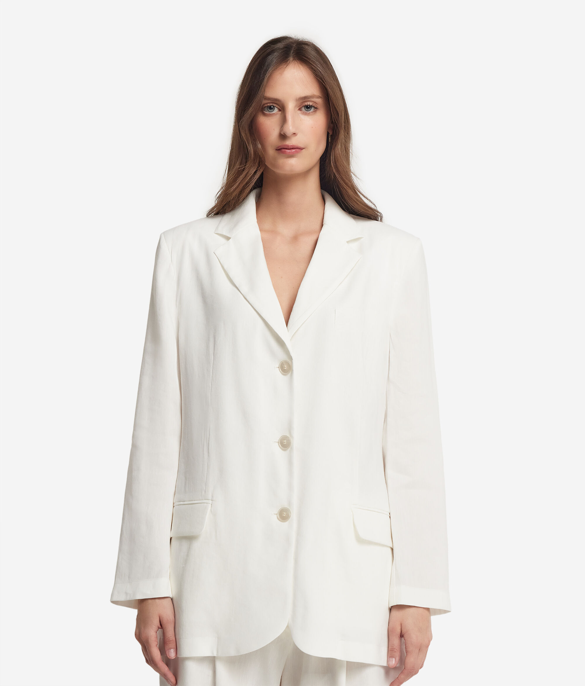 Blazer od lana i viskoze