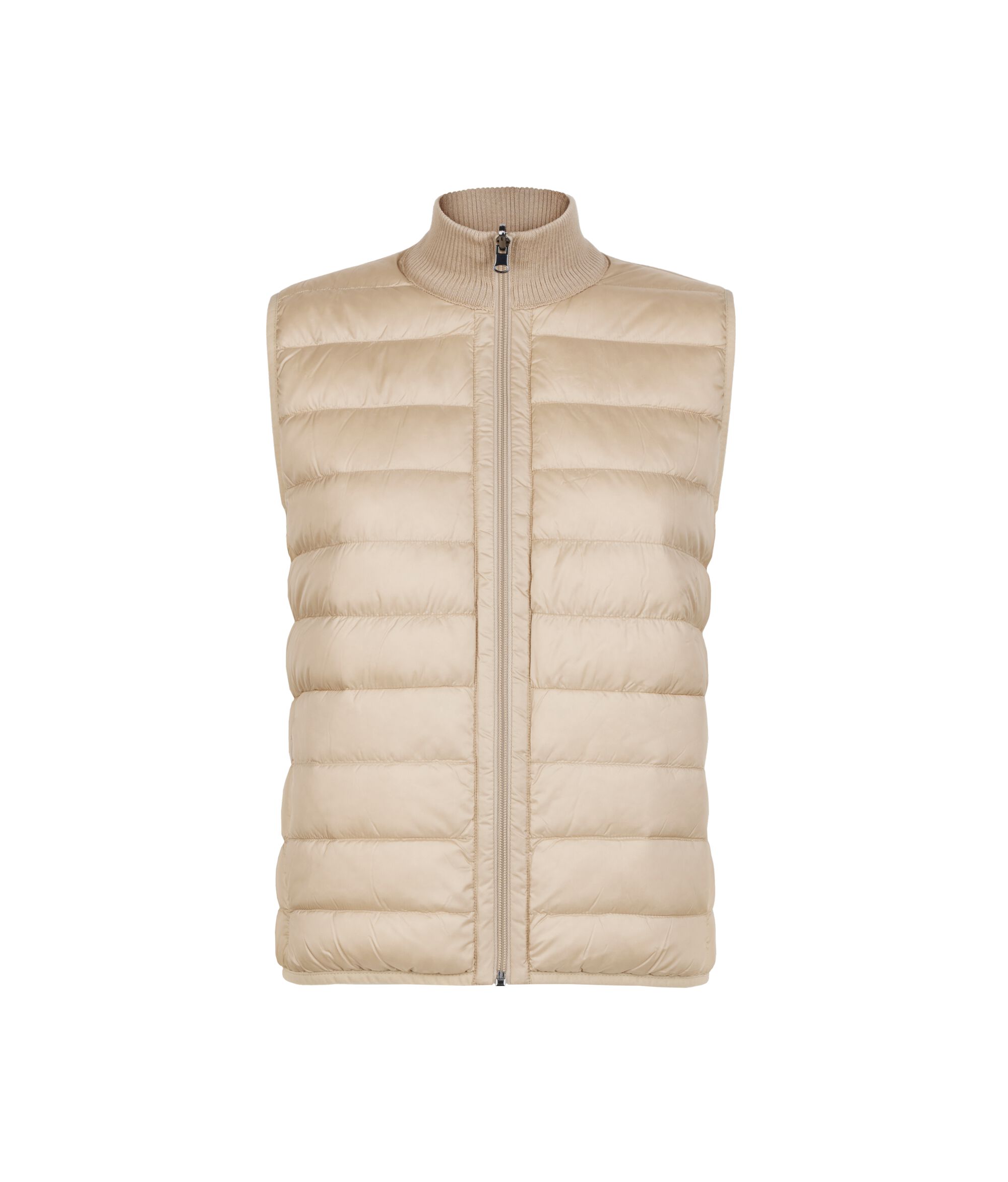 Plumífero con cashmere reversible