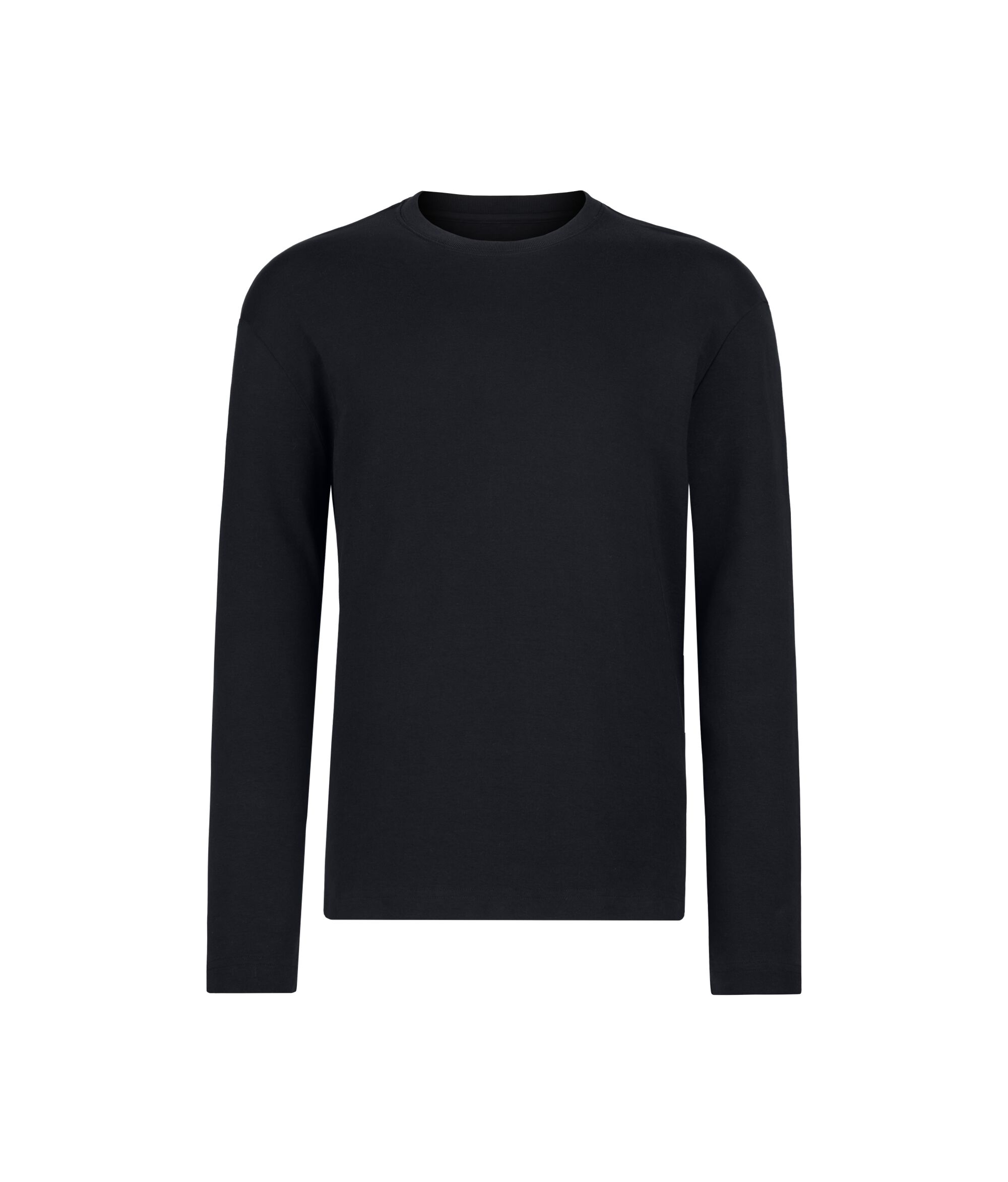 Round-Neck Cotton Jersey Top