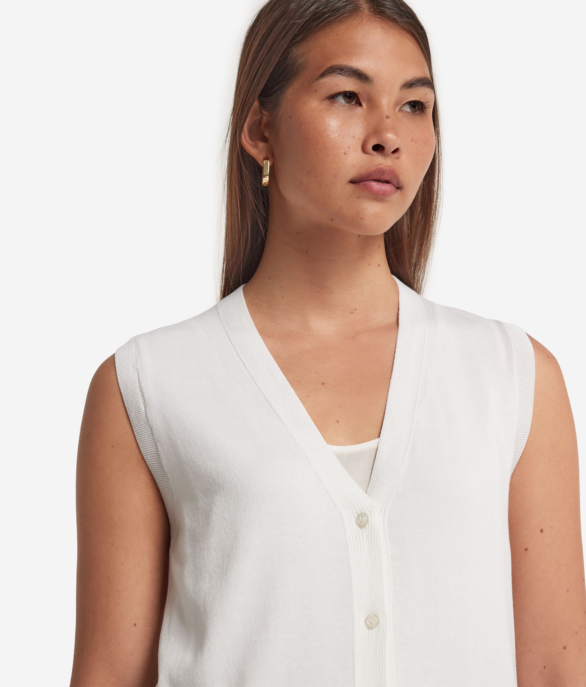 Gilet in Seta Cotone