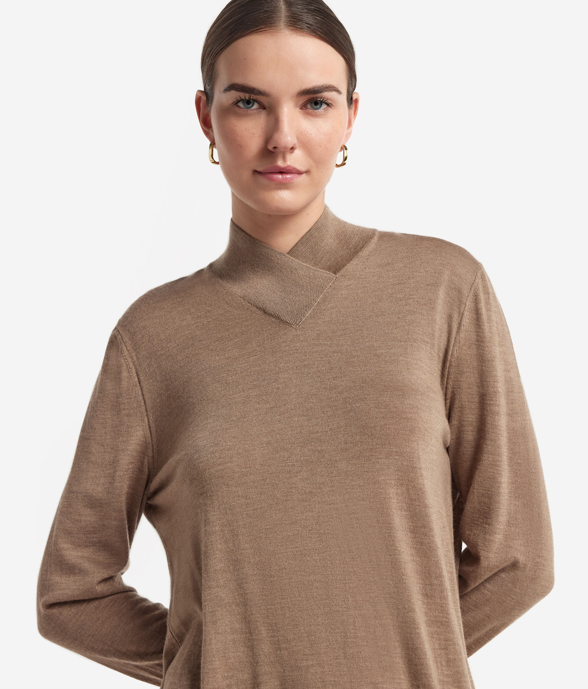 Turtleneck Jumper with Cashmere Finish