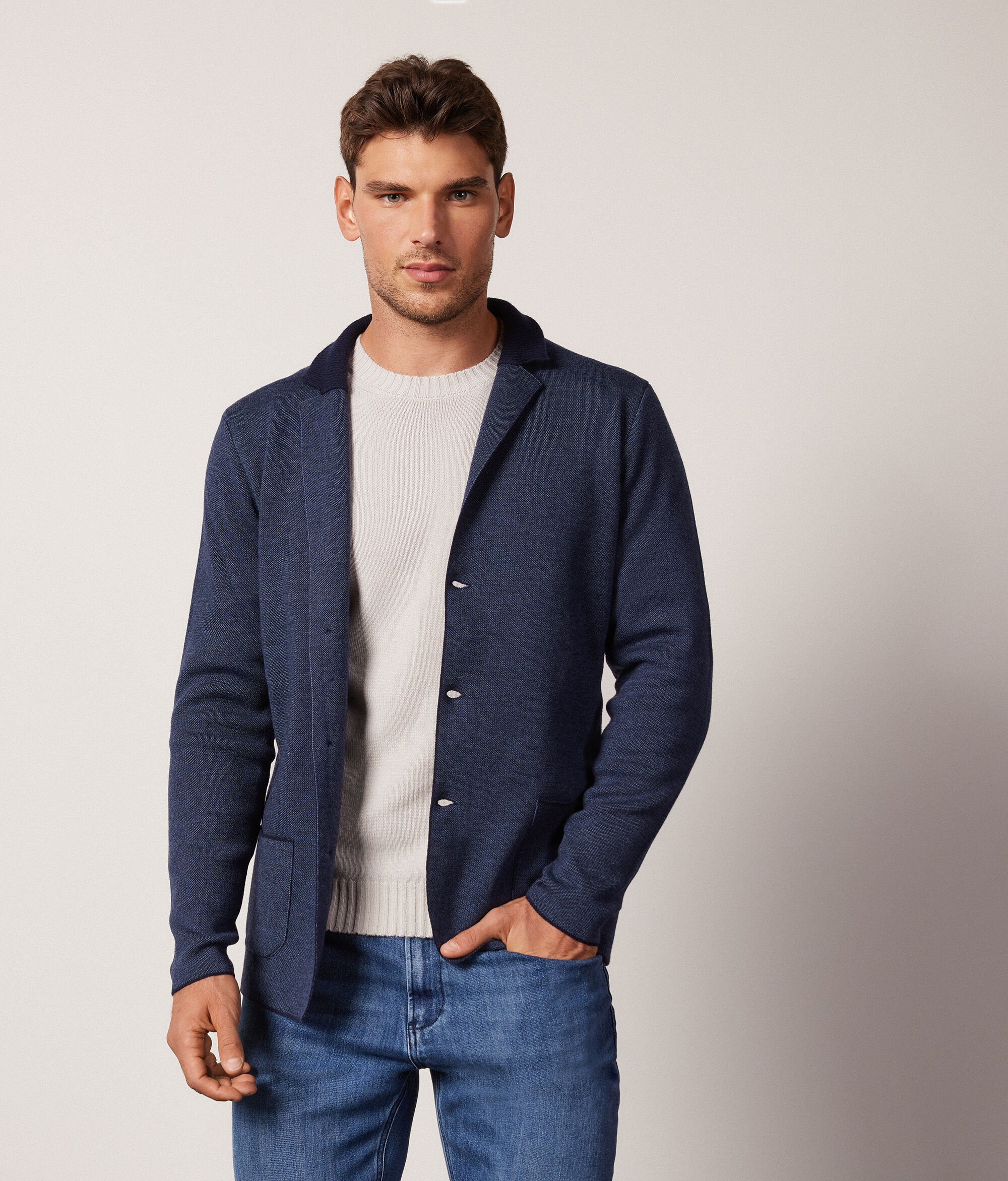 Chaqueta de tweed de hombre