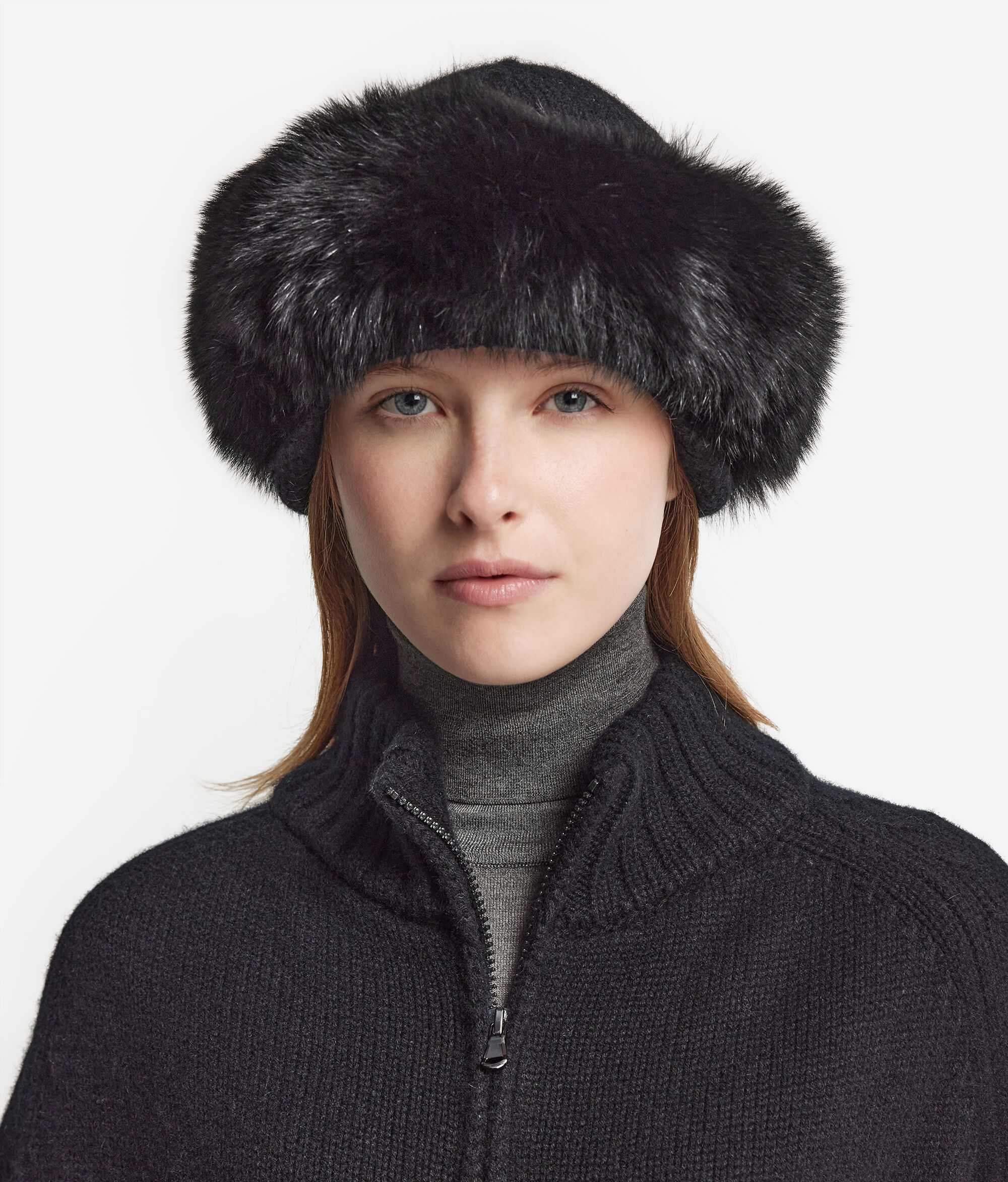 Colbac de Cashmere i renard