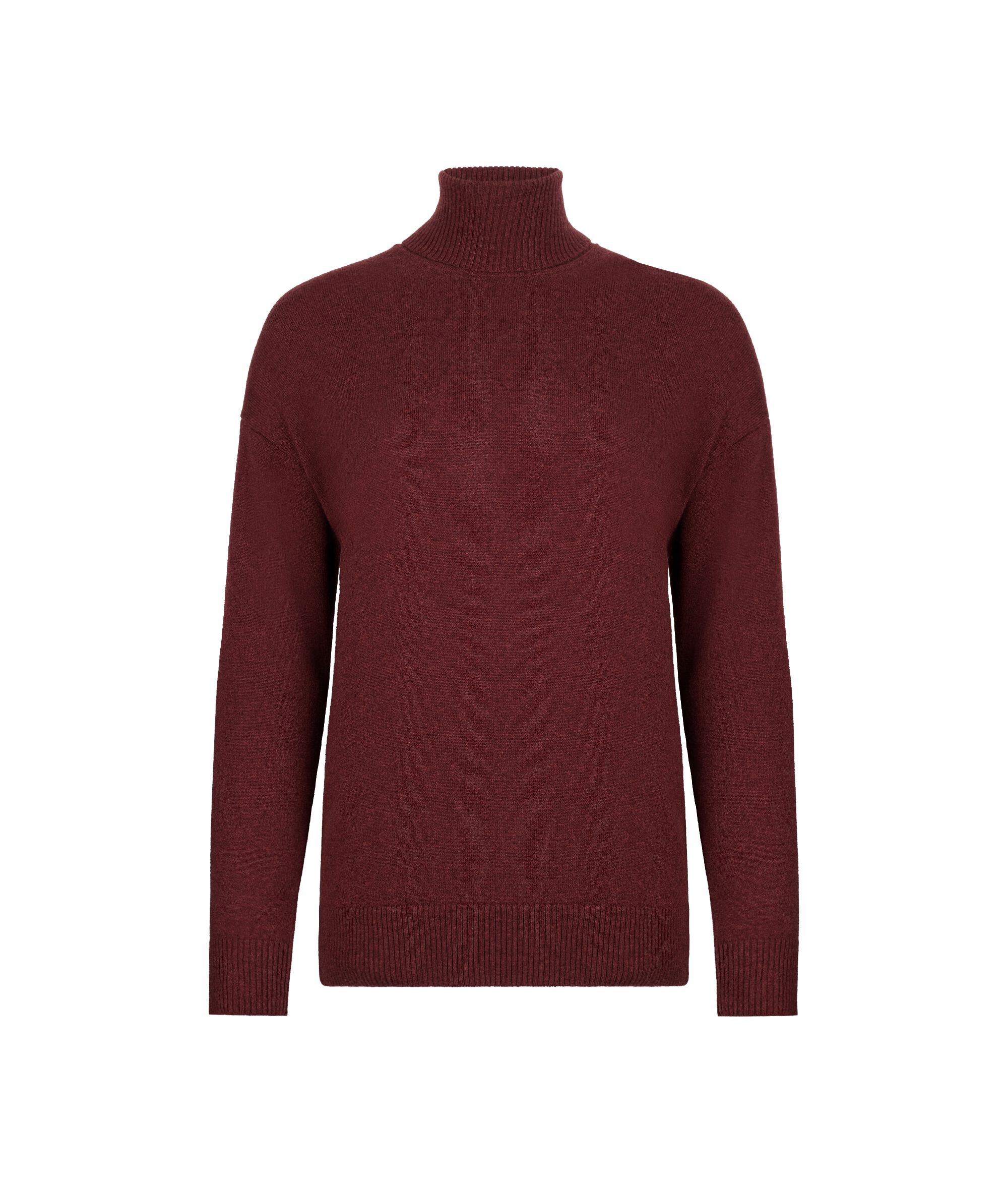 Rollkragenpullover aus Kaschmir Ultrasoft mit Schlitzen