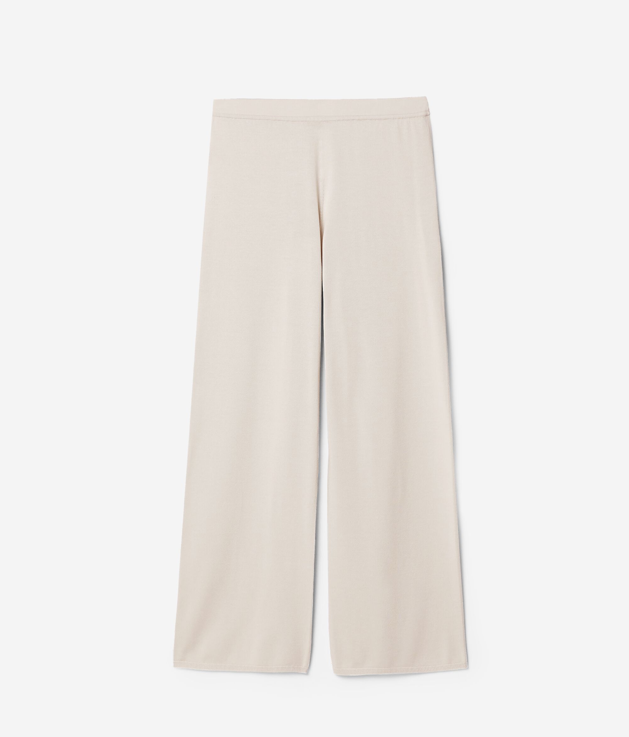 Silk and Cotton Palazzo Trousers