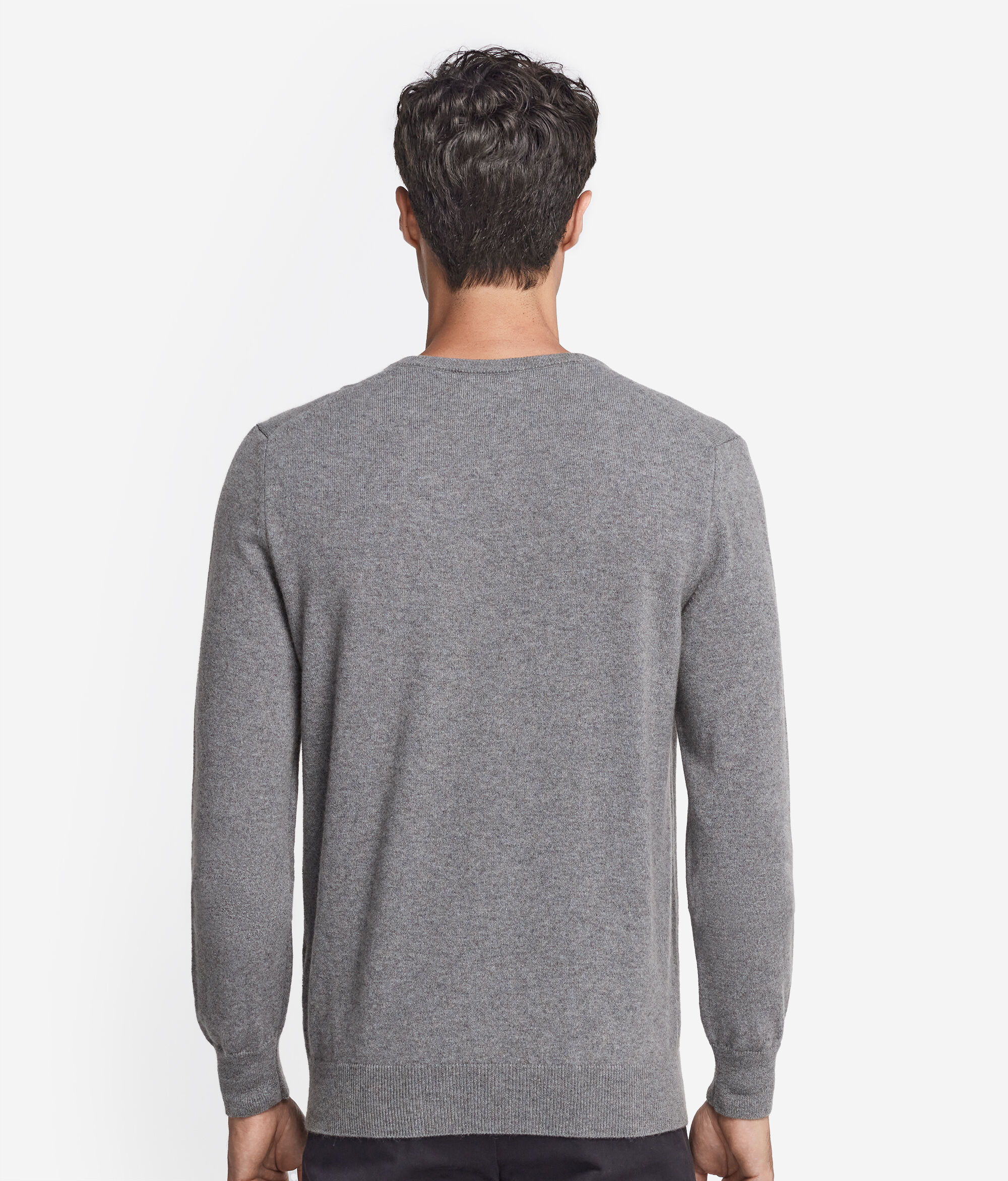 Camisola com Decote em V em Ultrasoft Cashmere